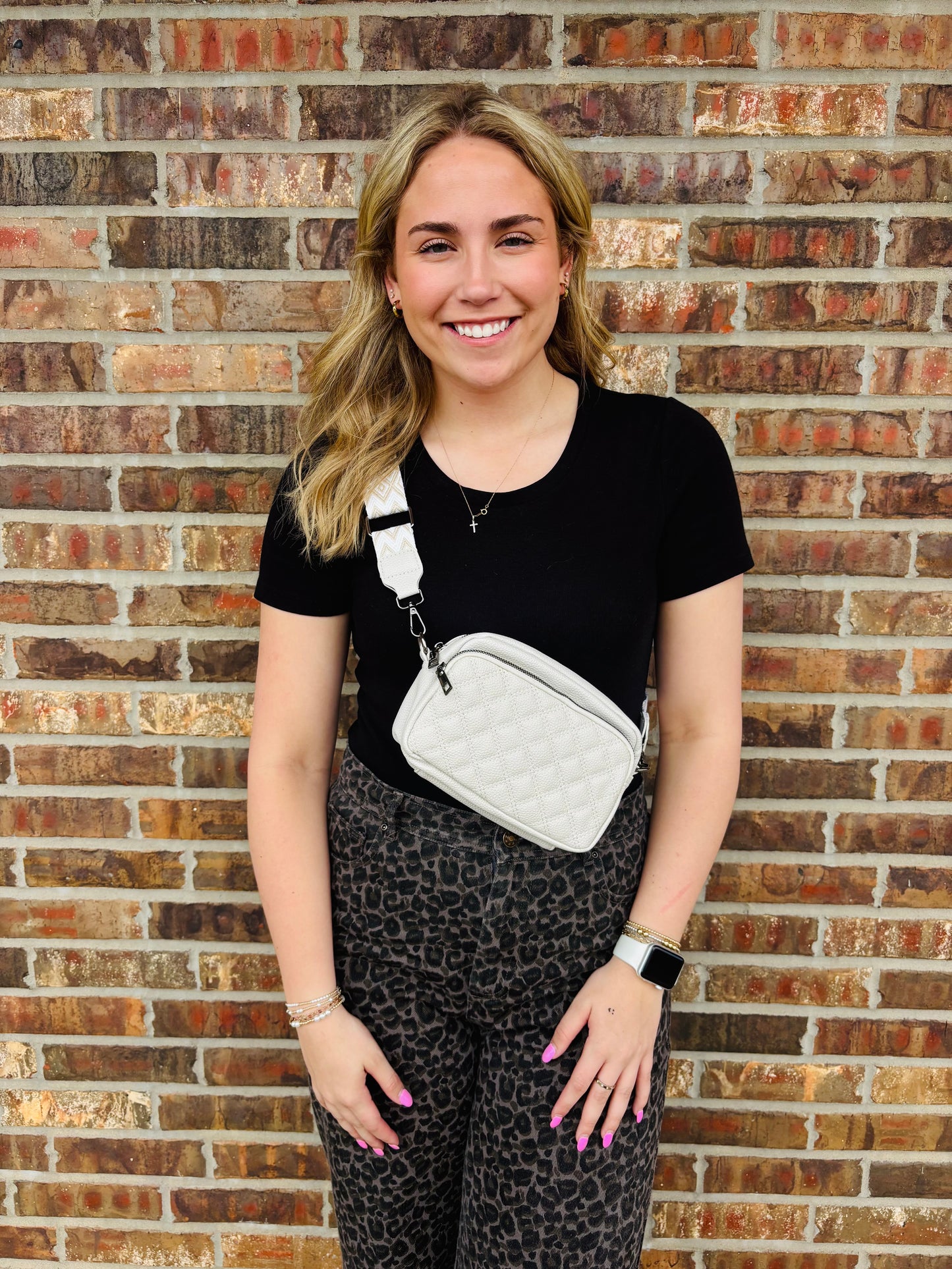 Ruby Quilted Crossbody Bag