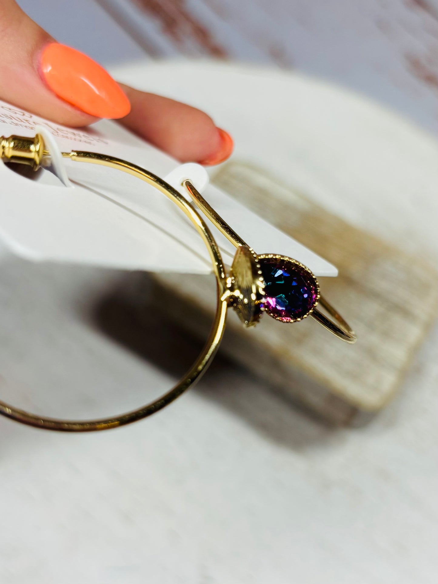 Radiance Jewel Hoop