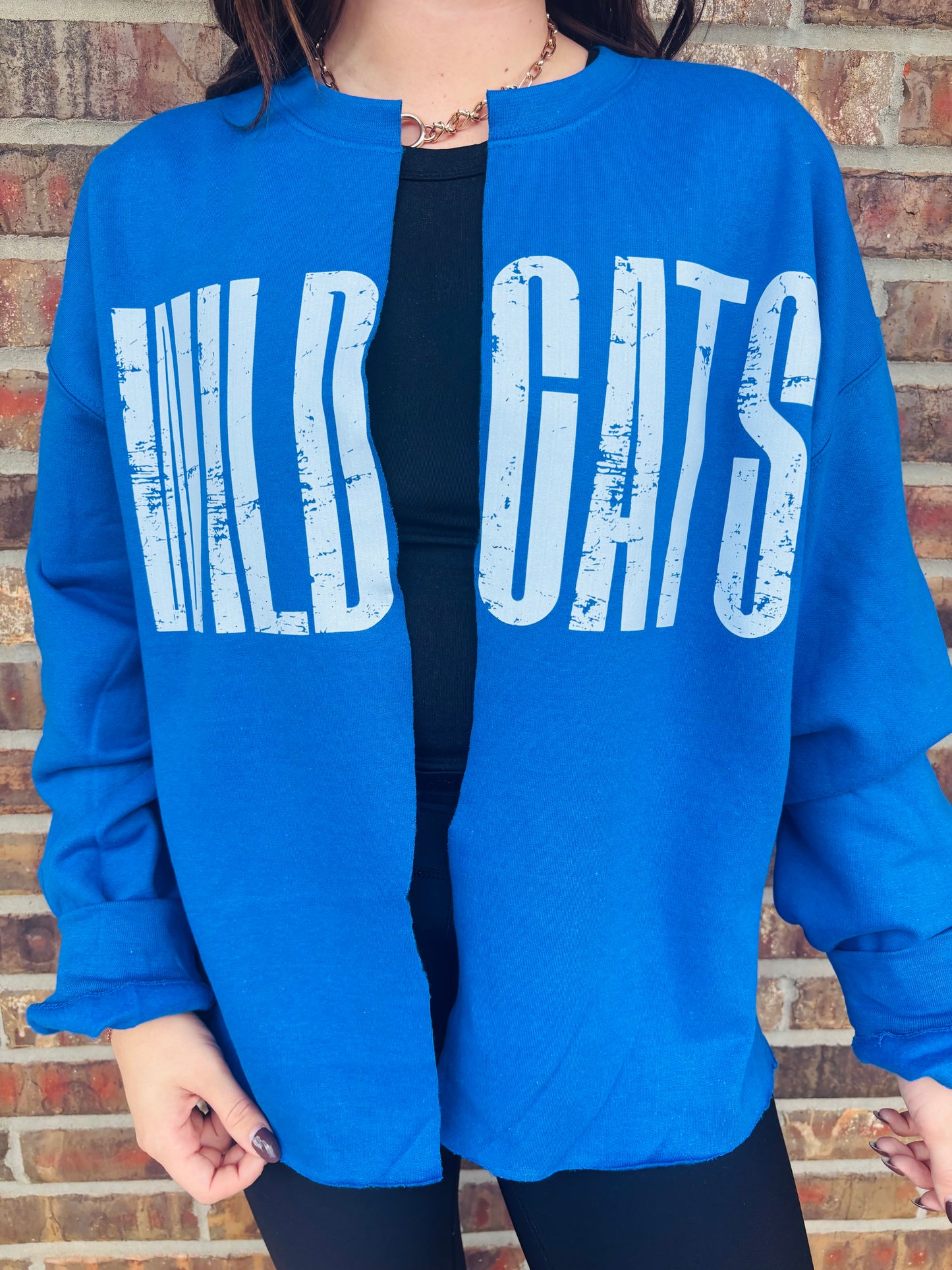 Custom Cut Mascot Sweatshirt