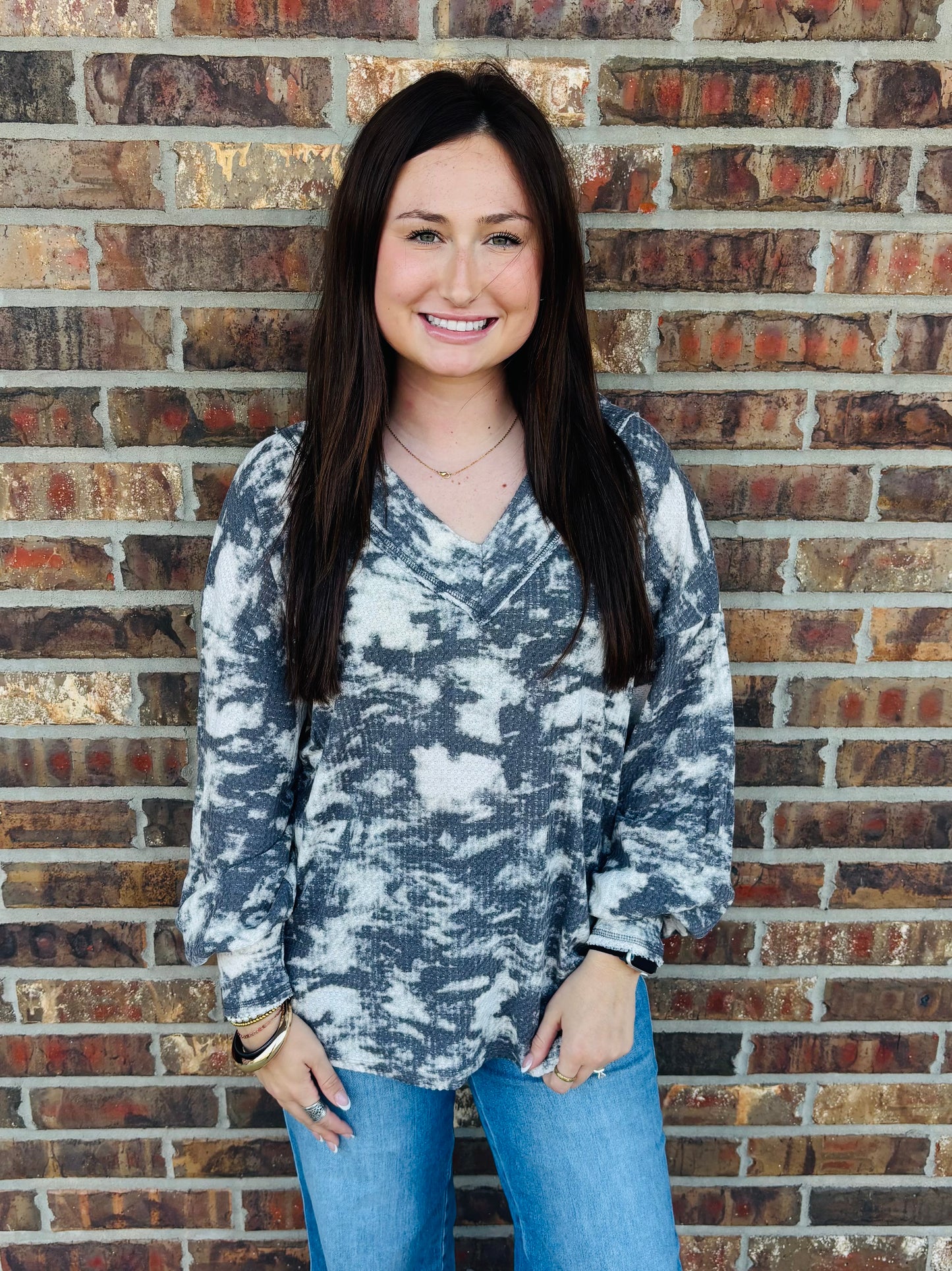 Mycah Waffle Knit Top