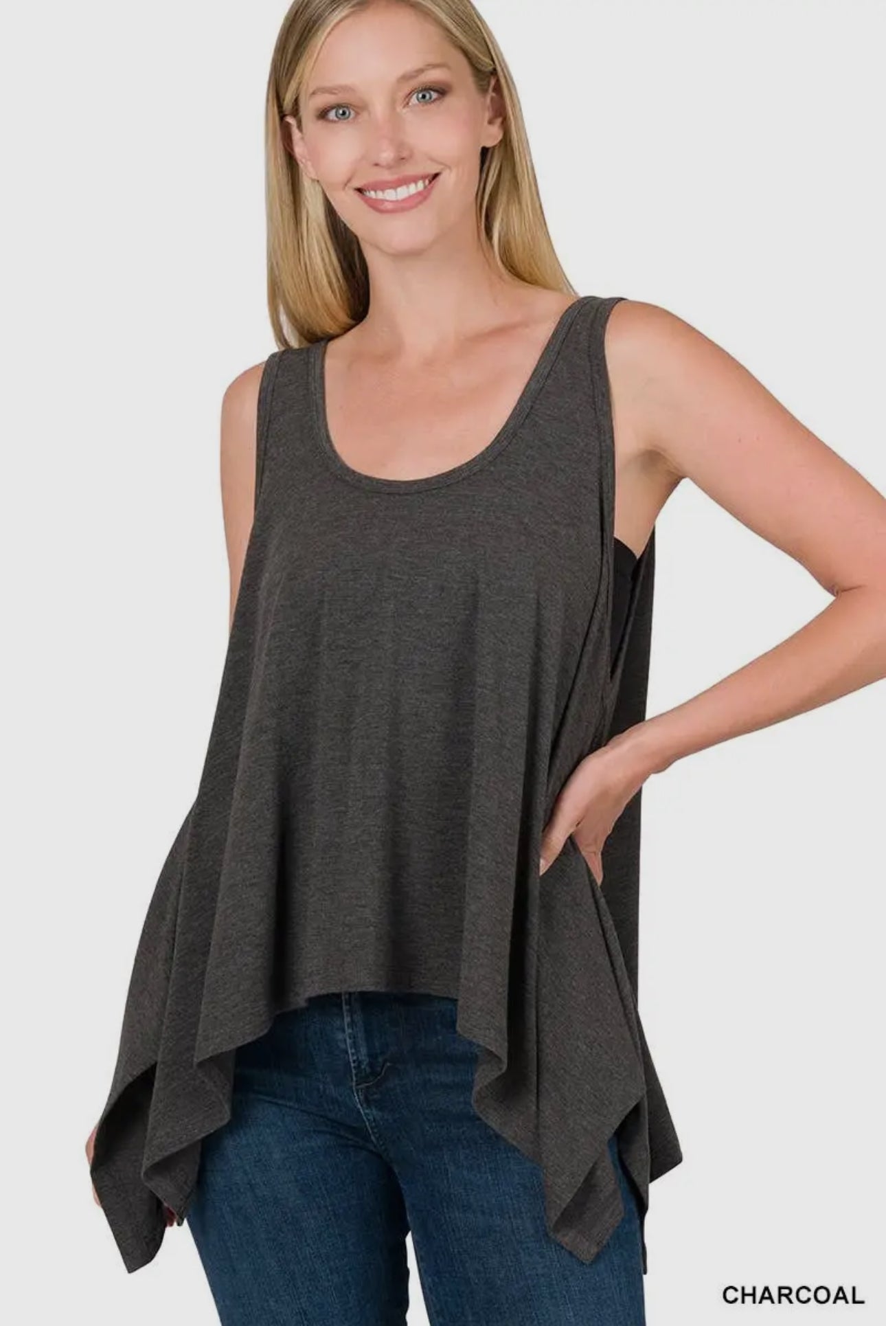 Sadie Shark Bite Tank Top