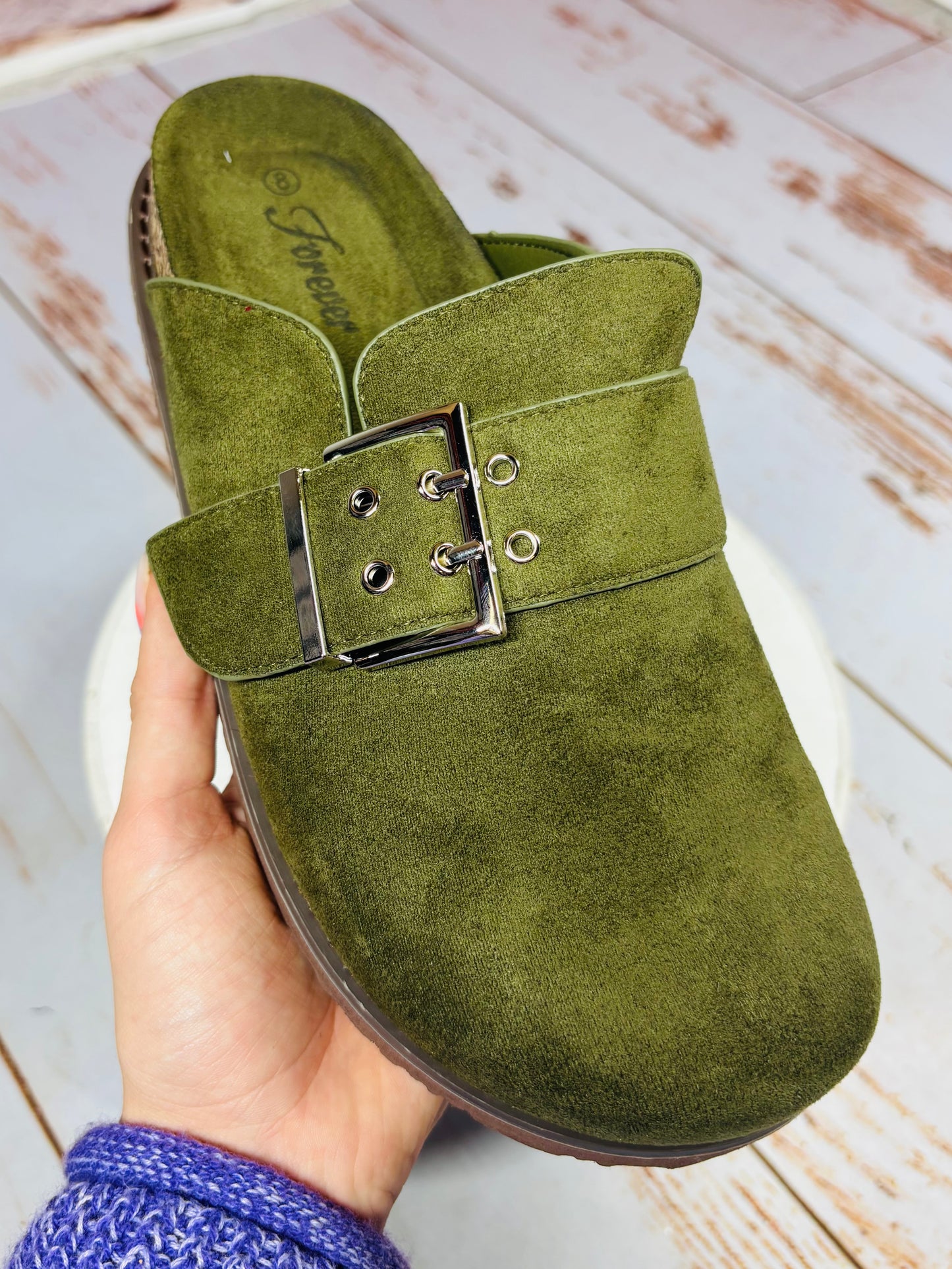 Quinn Buckle Strap Clog