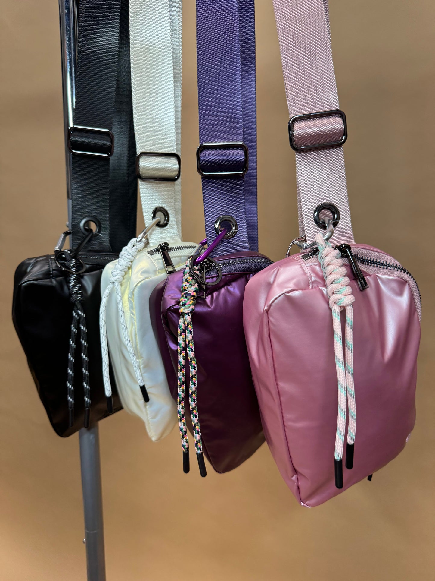 Metallic Iris Crossbody Bag