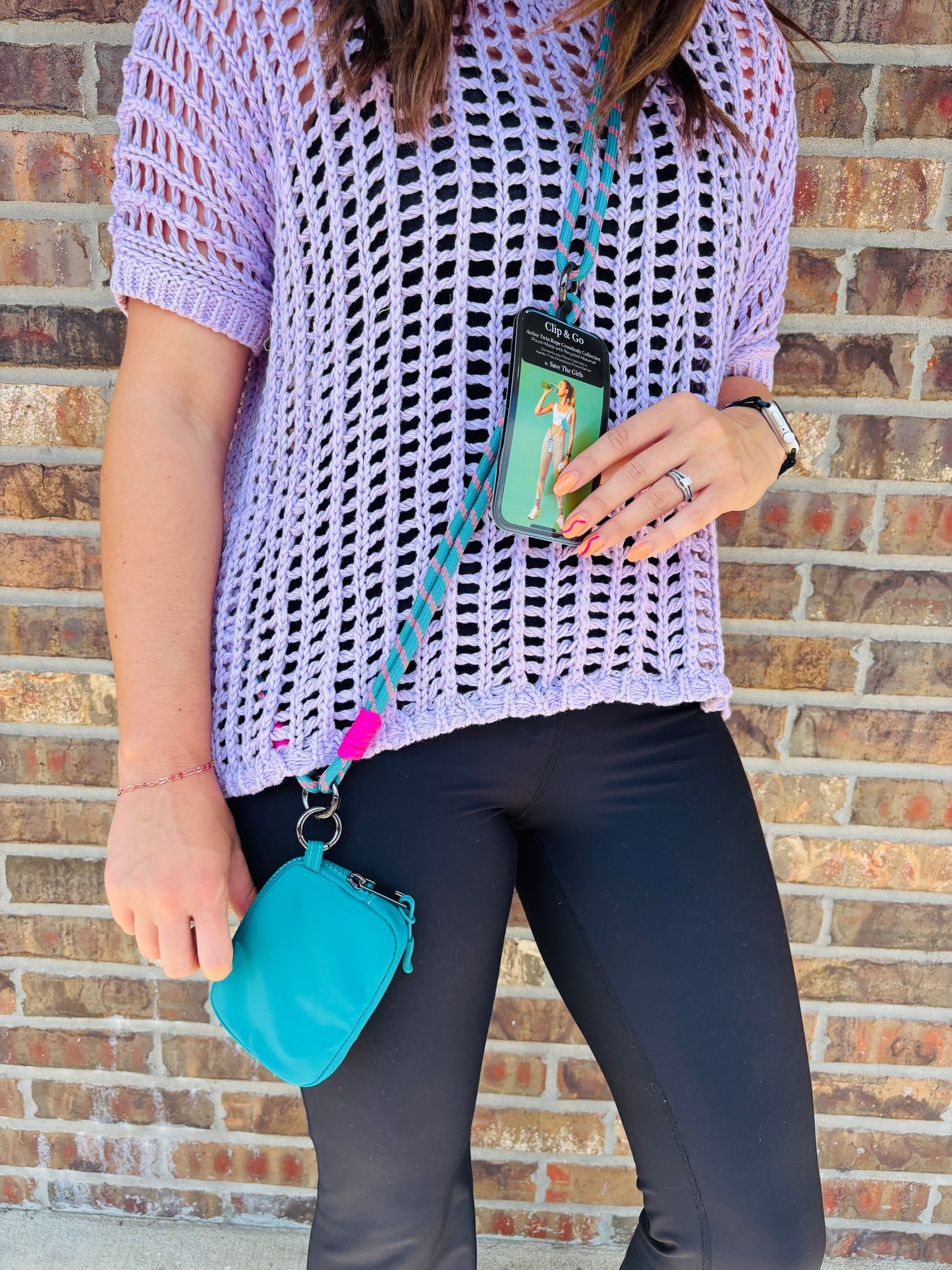 Save The Girls Rope Crossbody