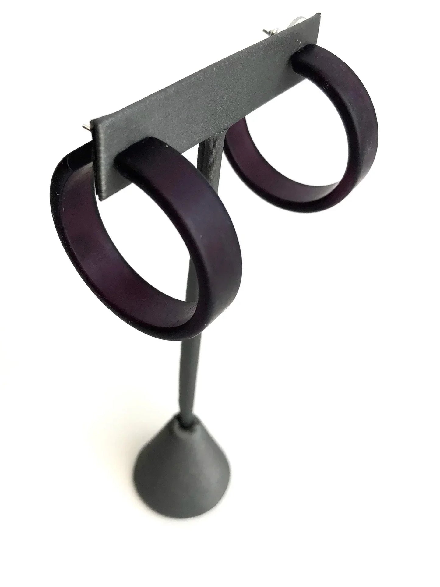 Portland Frosted Hoop Earring