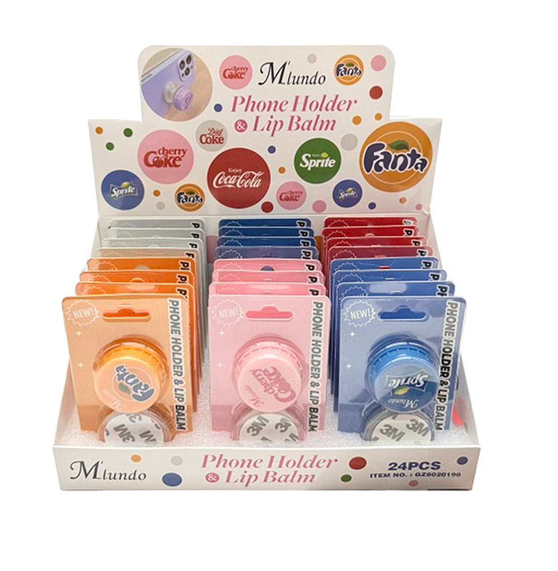 2 in 1 Soda Pop Socket & Lip Balm