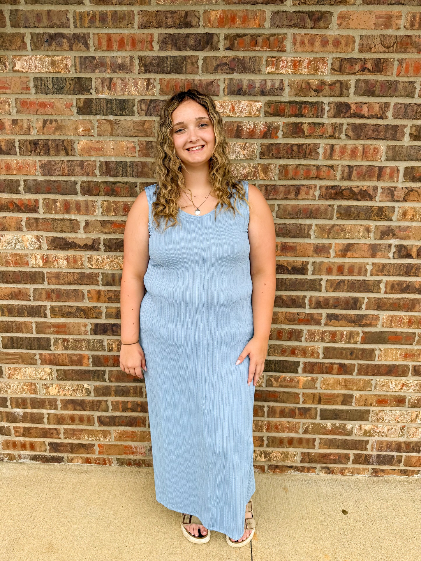 Molly Pleated Maxi Dress