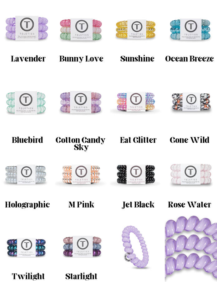 Large Teletie Hair Coils