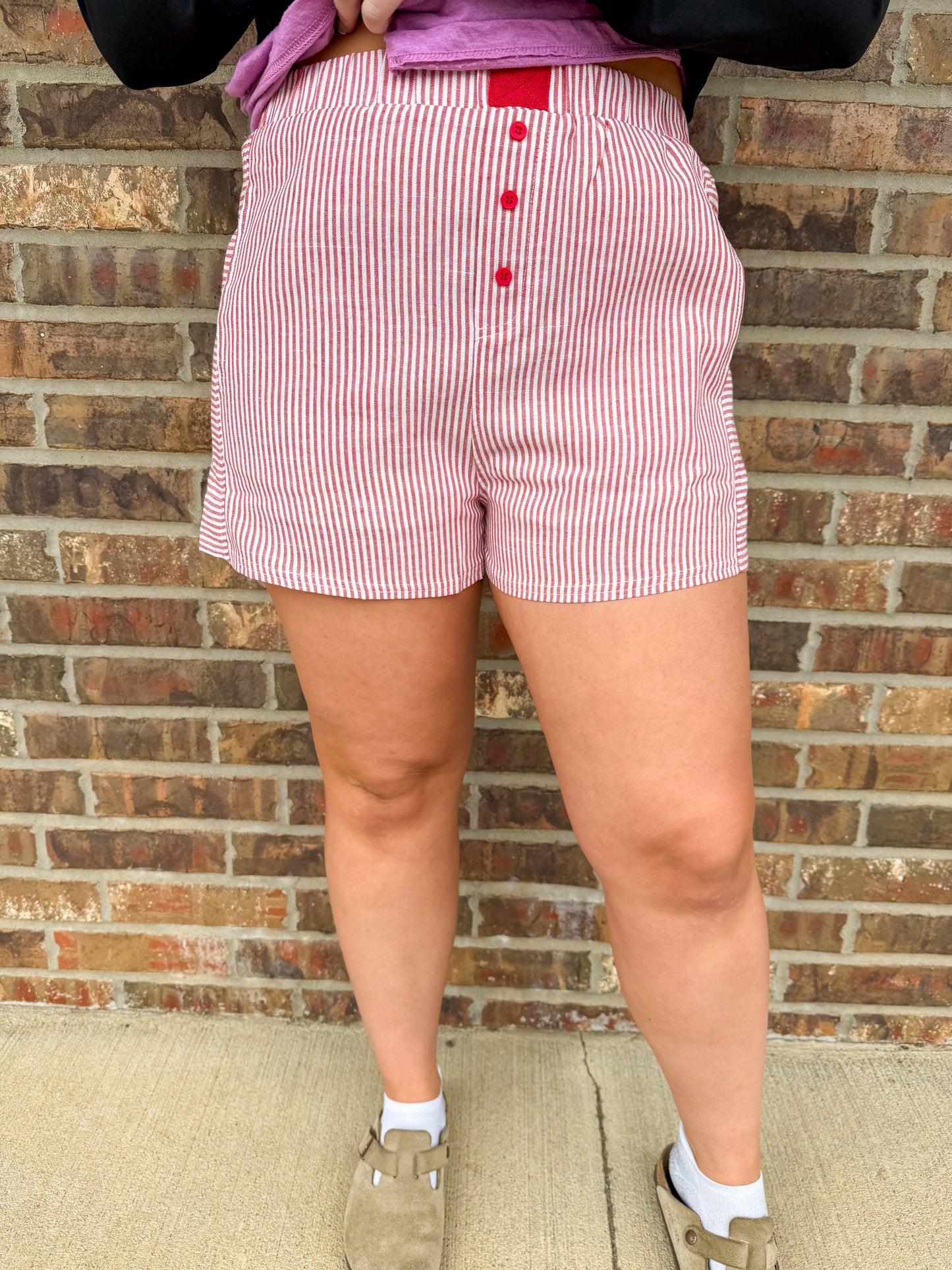 Mia Striped Boxer Shorts