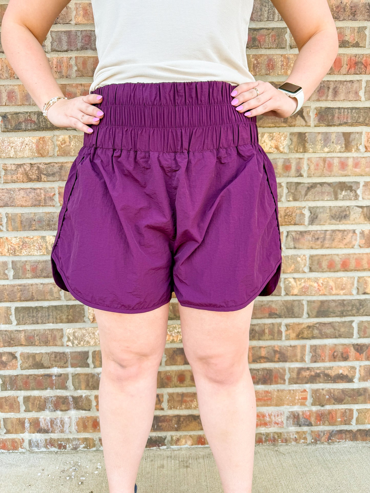Lettie Windbreaker Shorts