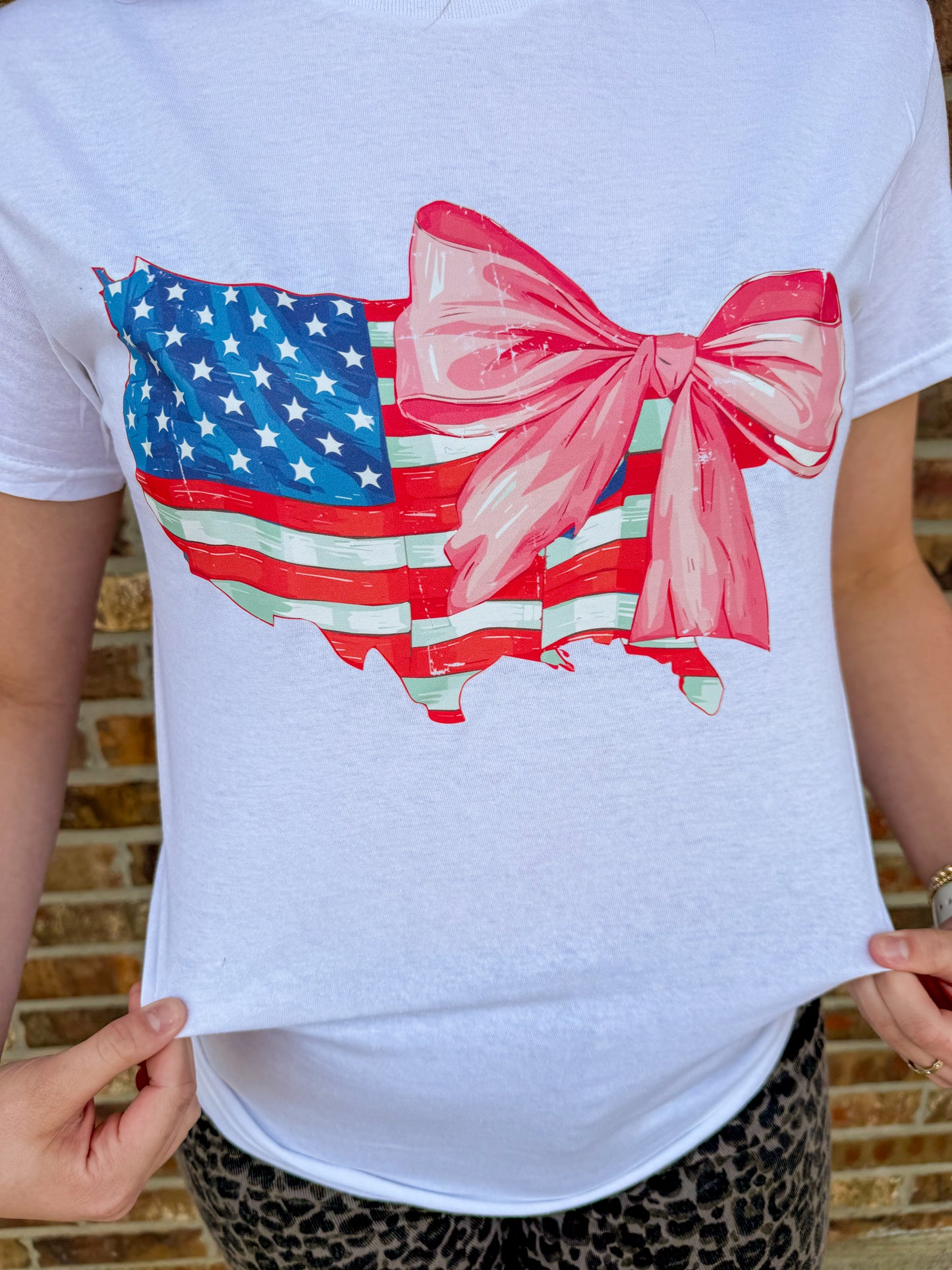 U.S.A Bow T-Shirt