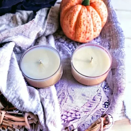 Blush Poodle Fall Tea Light Candle