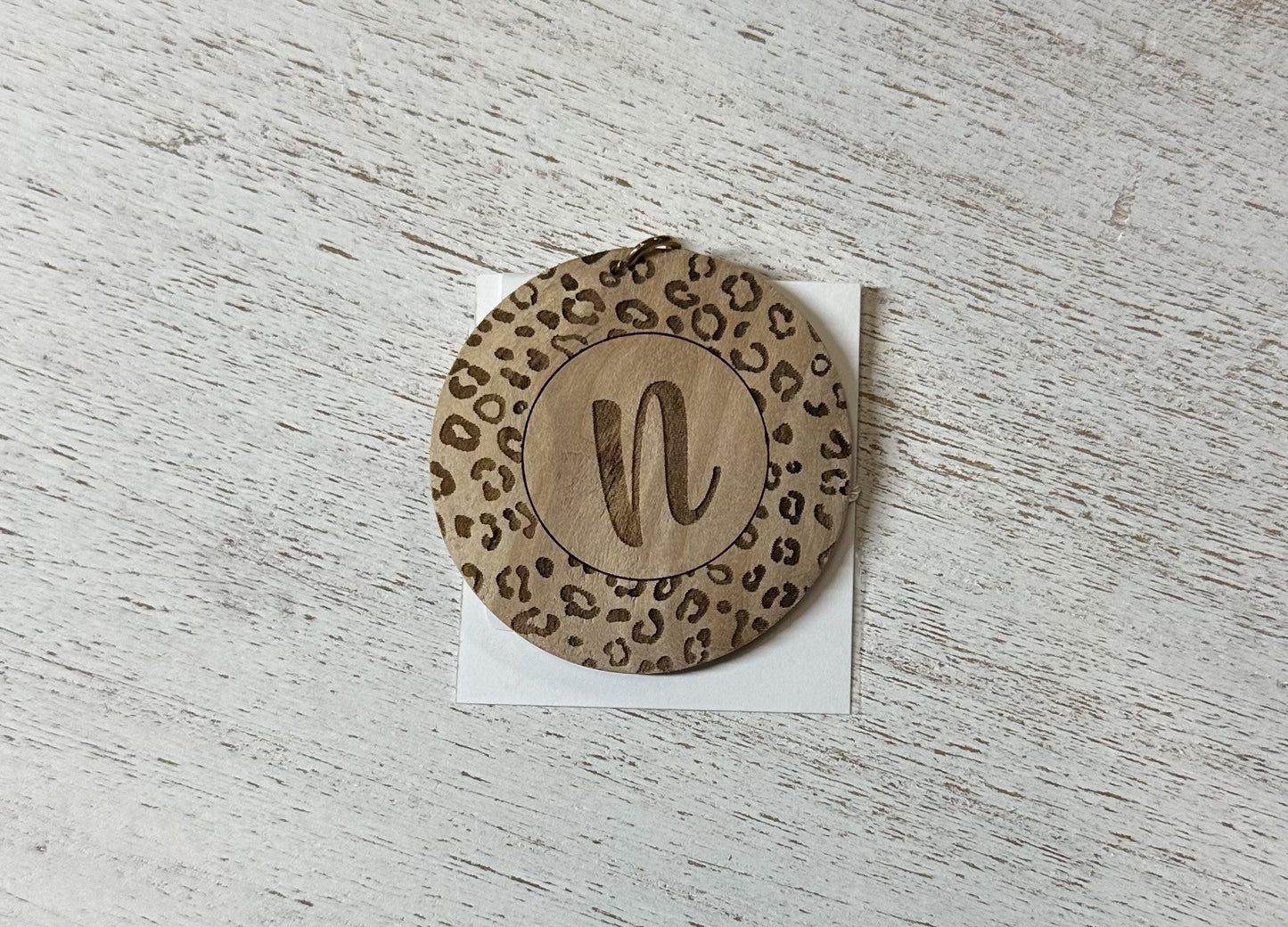 Initial Key Chain Charms