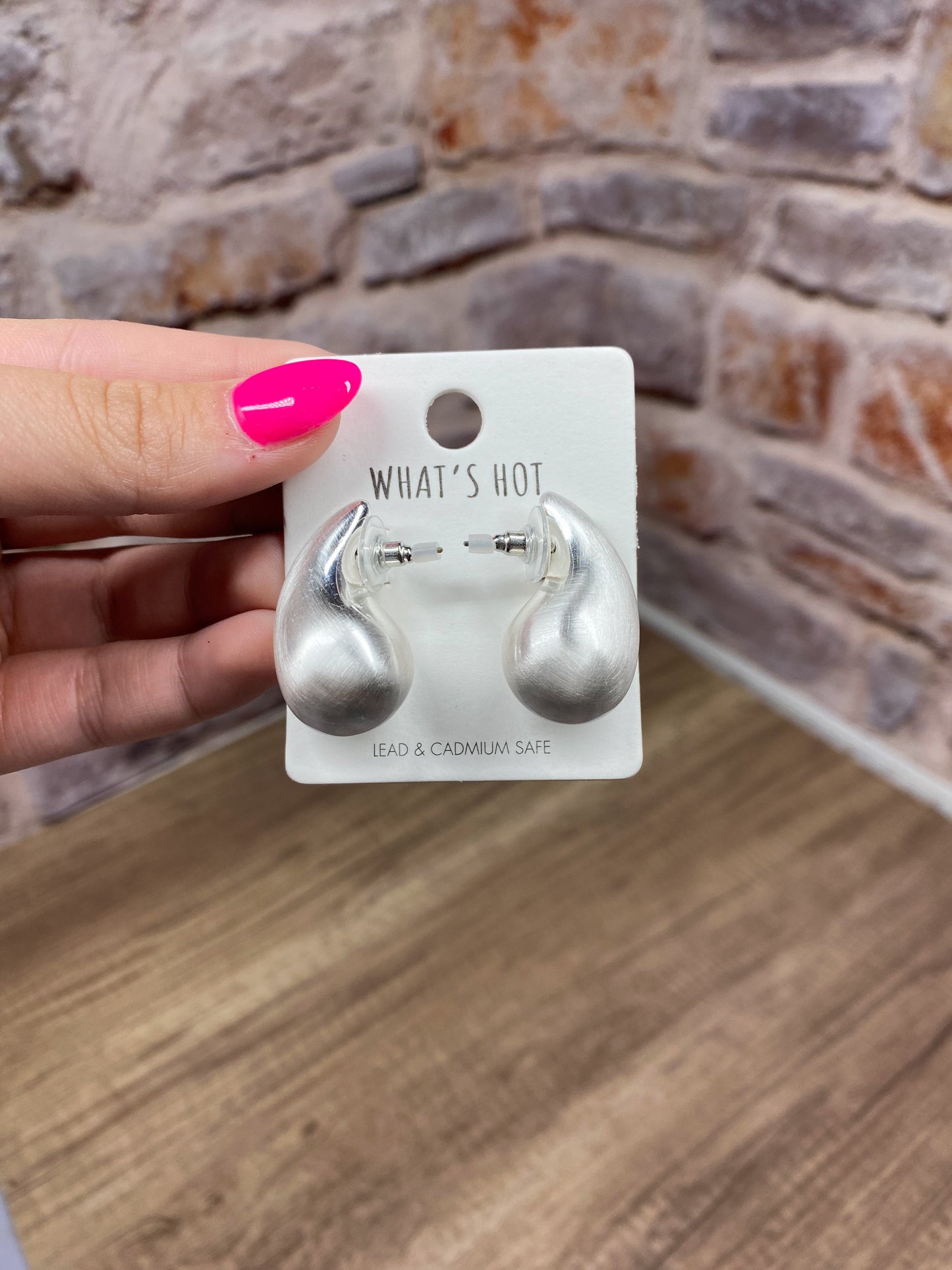 Post Teardrop Earrings