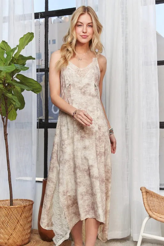 adora maxi dress ADORA Printed Spaghetti Strap Midi Dress – Sparkled Leopard Boutique