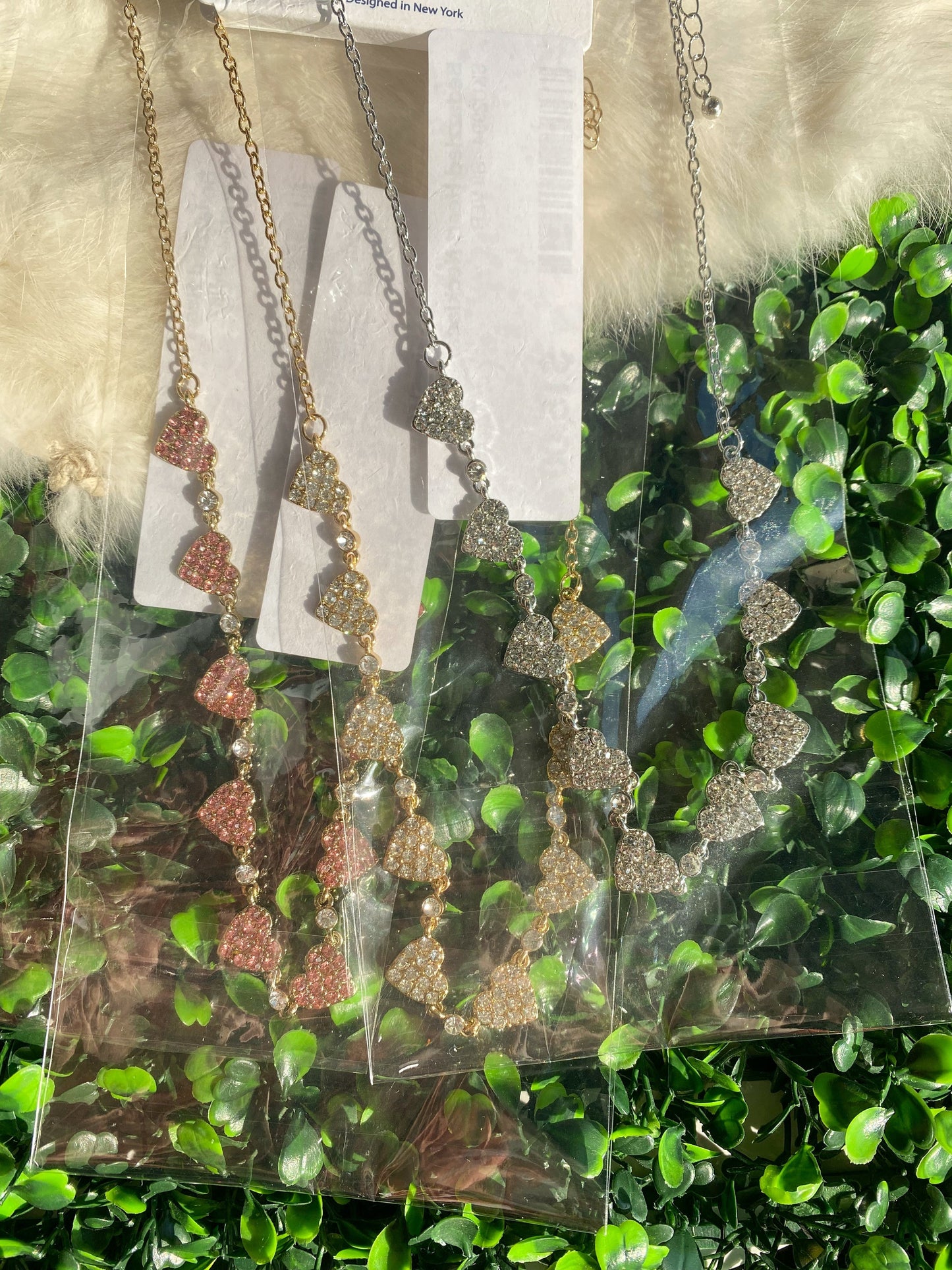 Bedazzled Heart Necklace