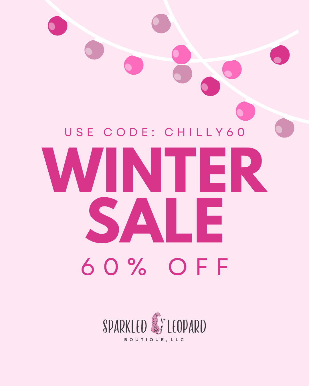 Winter Sale- use code: CHILLY60
