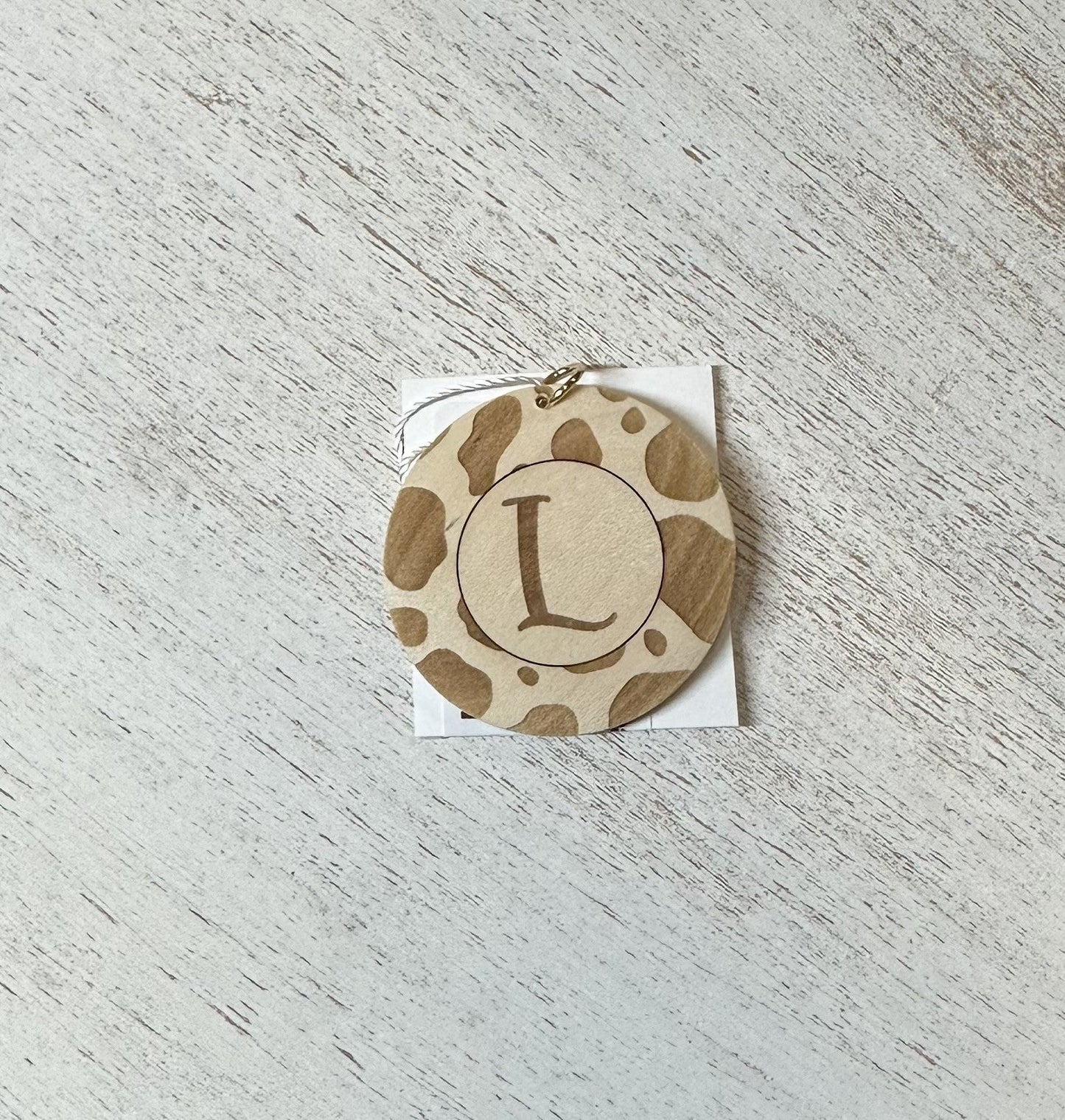 Initial Key Chain Charms