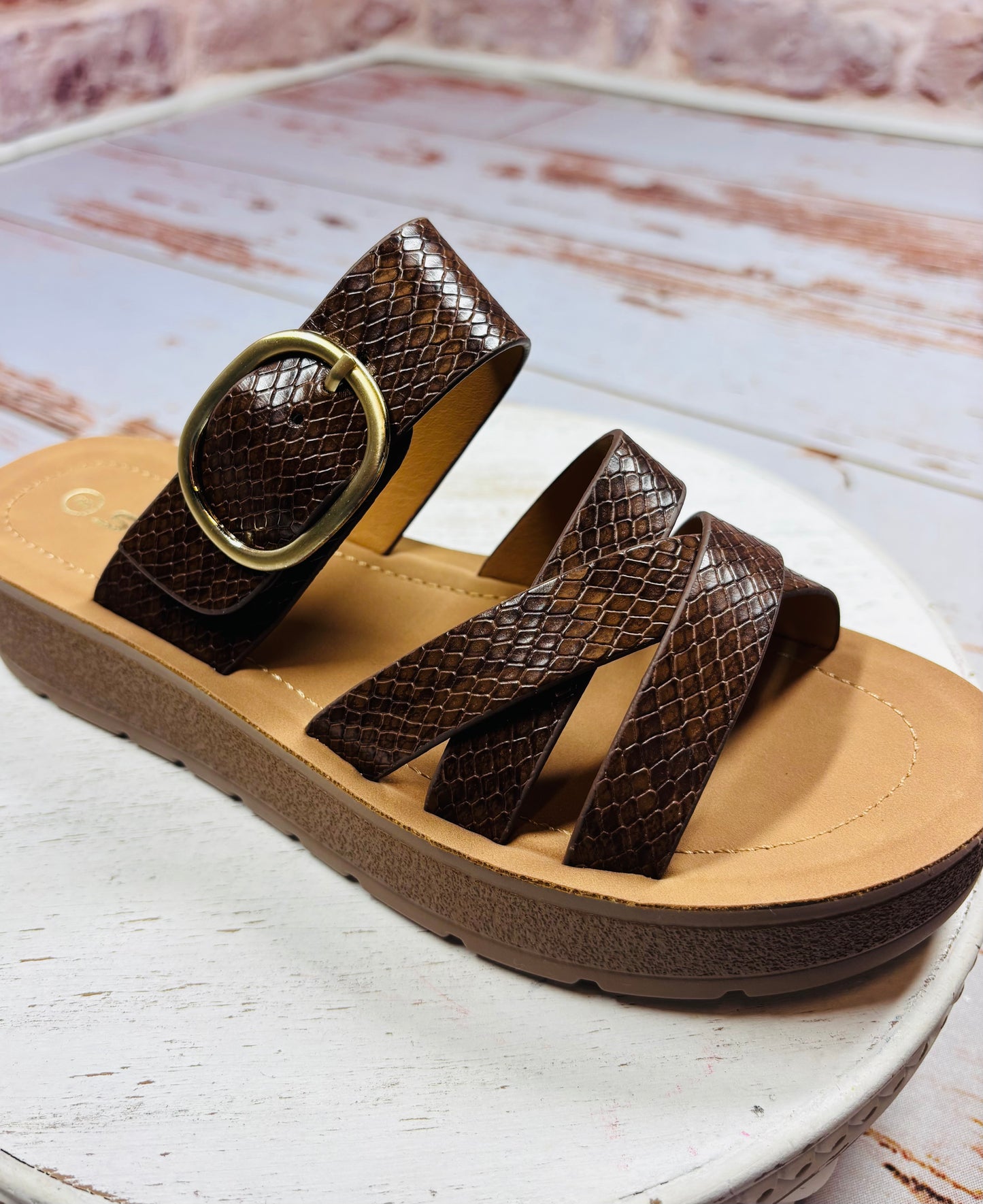 Vera Strap Buckle Sandal