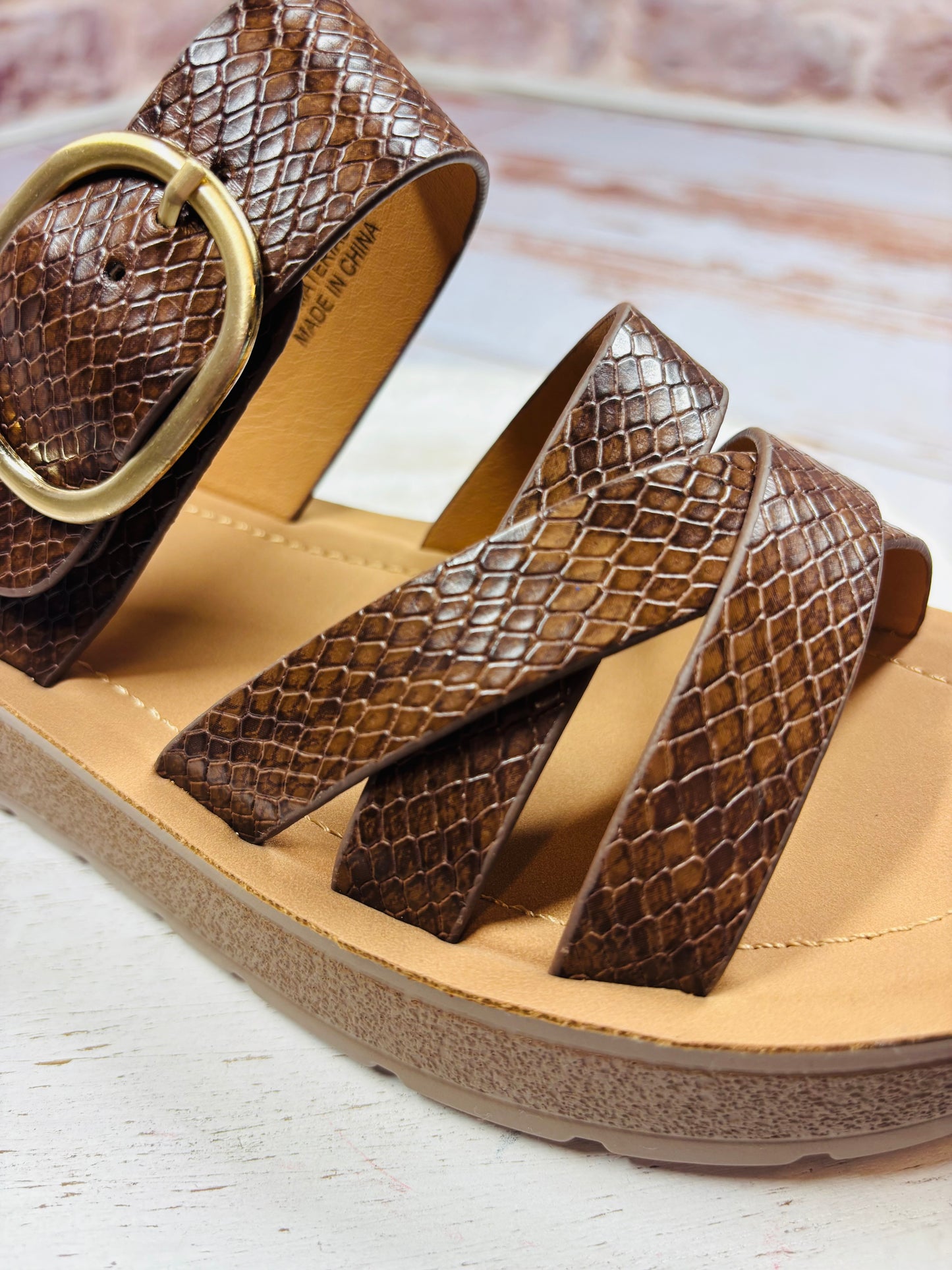 Vera Strap Buckle Sandal