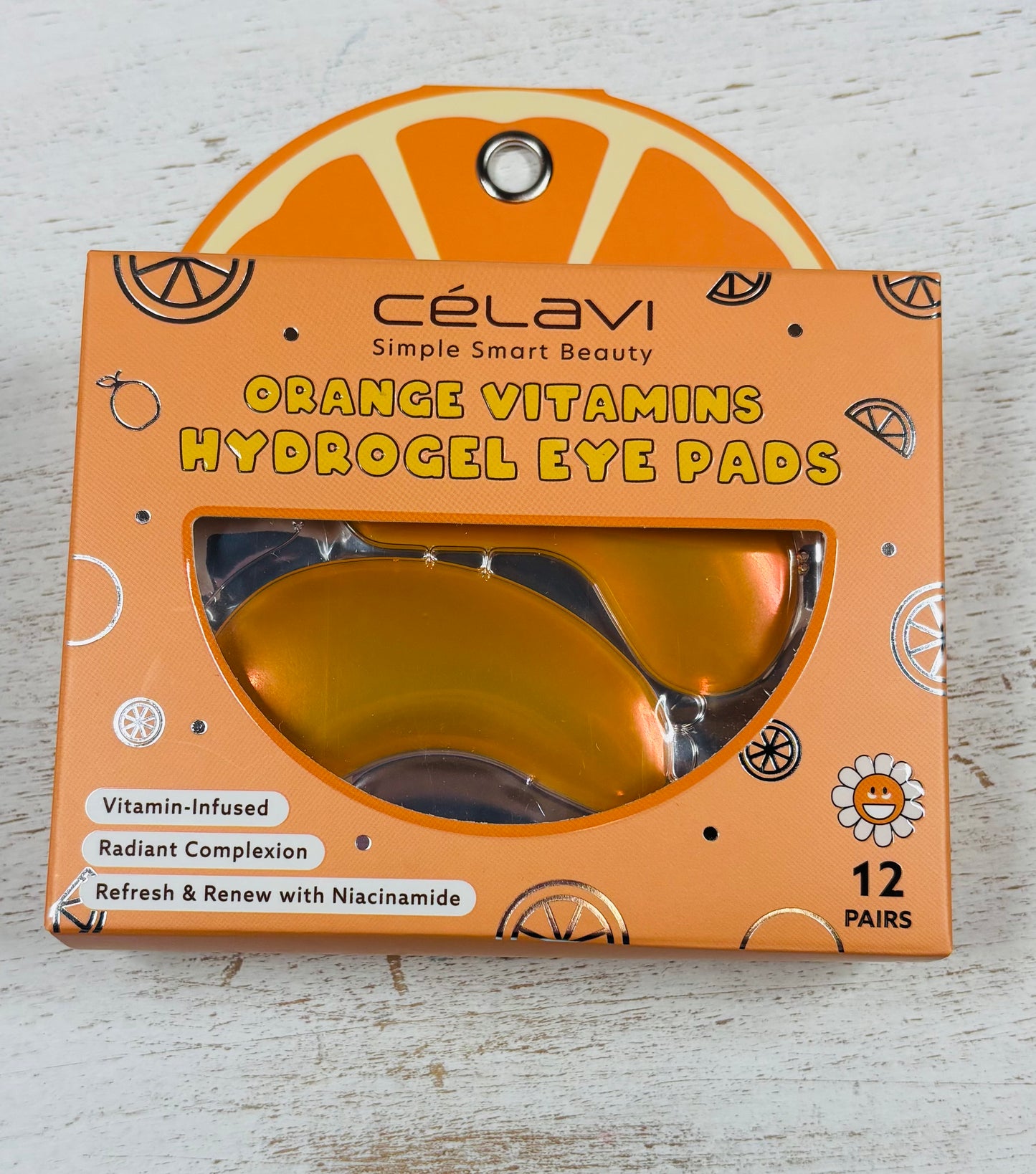 Orange Hydrogel Eye Patches