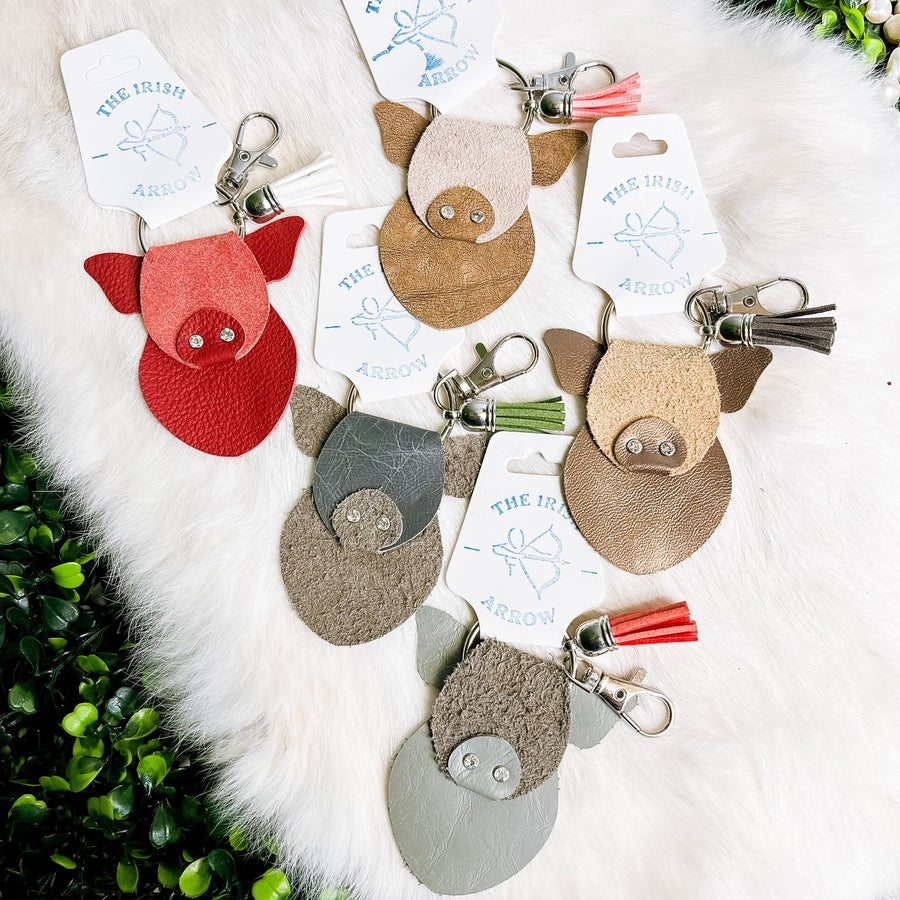 Animal Leather Keychain