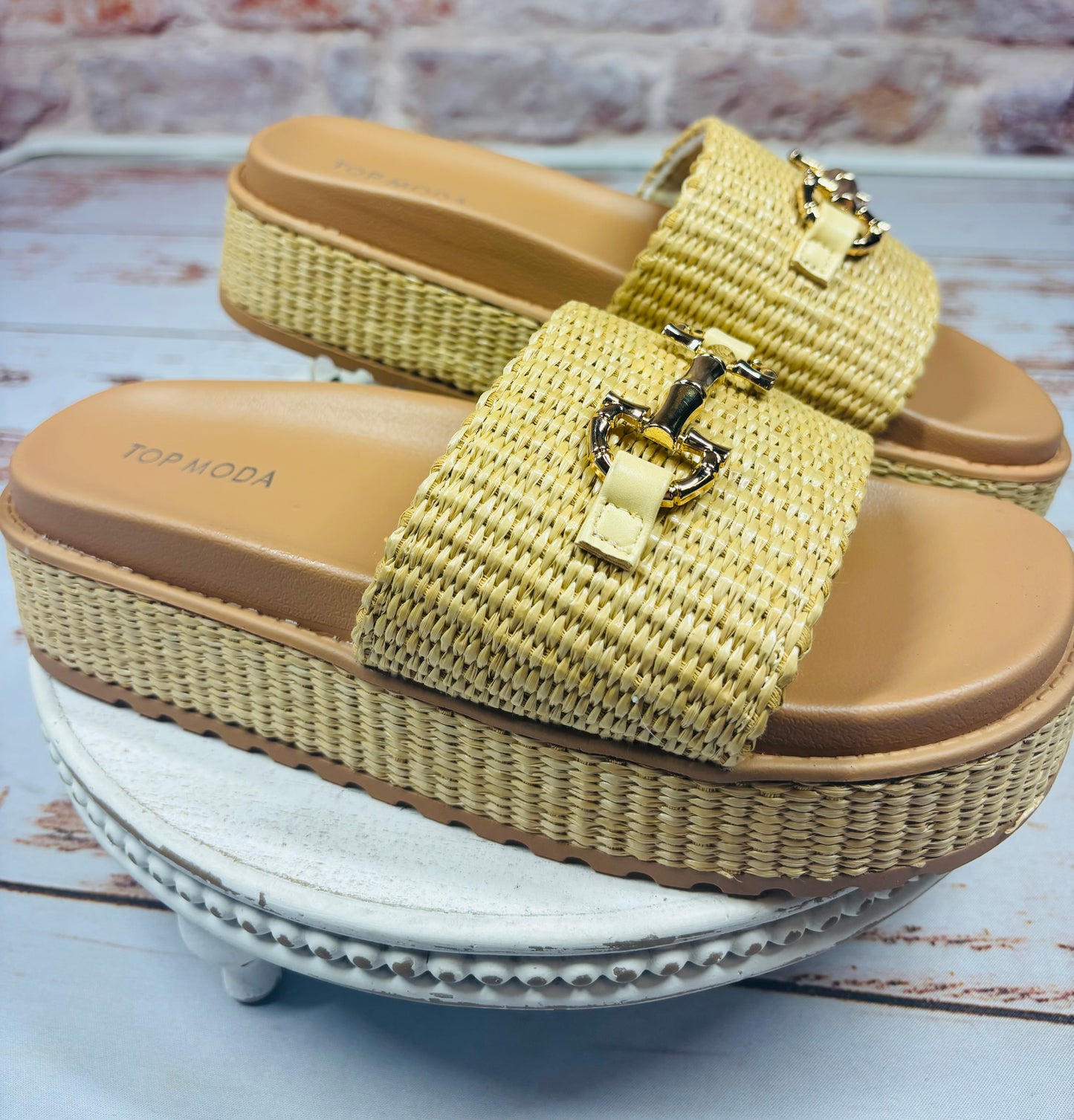 Ivy Raffia Sandal