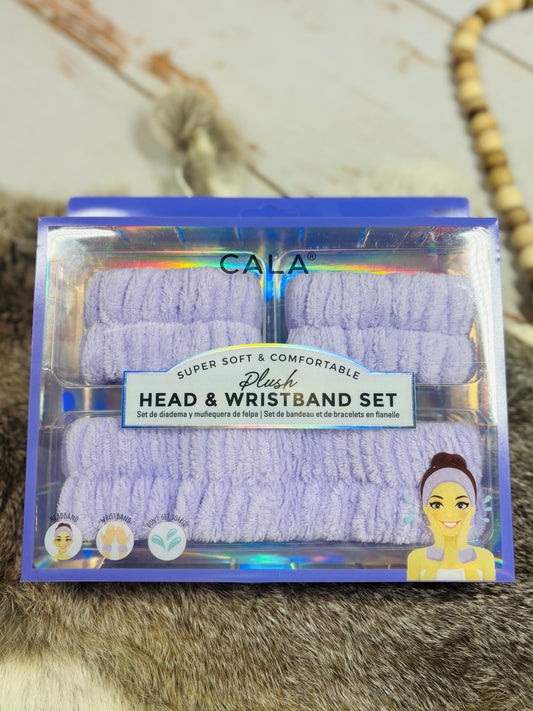 Spa Headband & Wristband Set