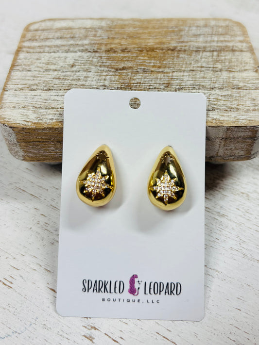 Star Teardrop Earrings