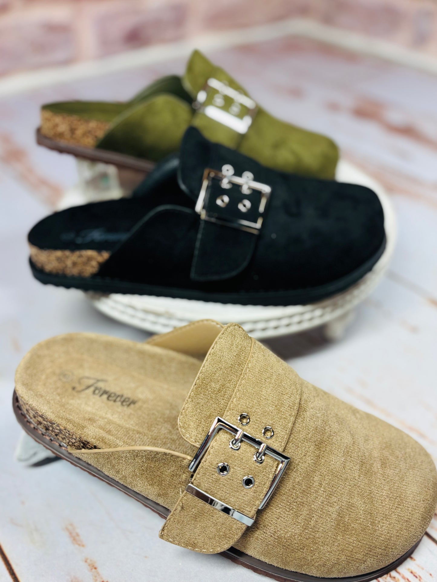 Quinn Buckle Strap Clog