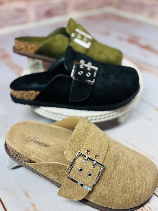 Quinn Buckle Strap Clog