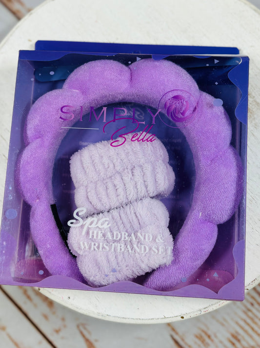Stella Spa Headband & Wristband Set