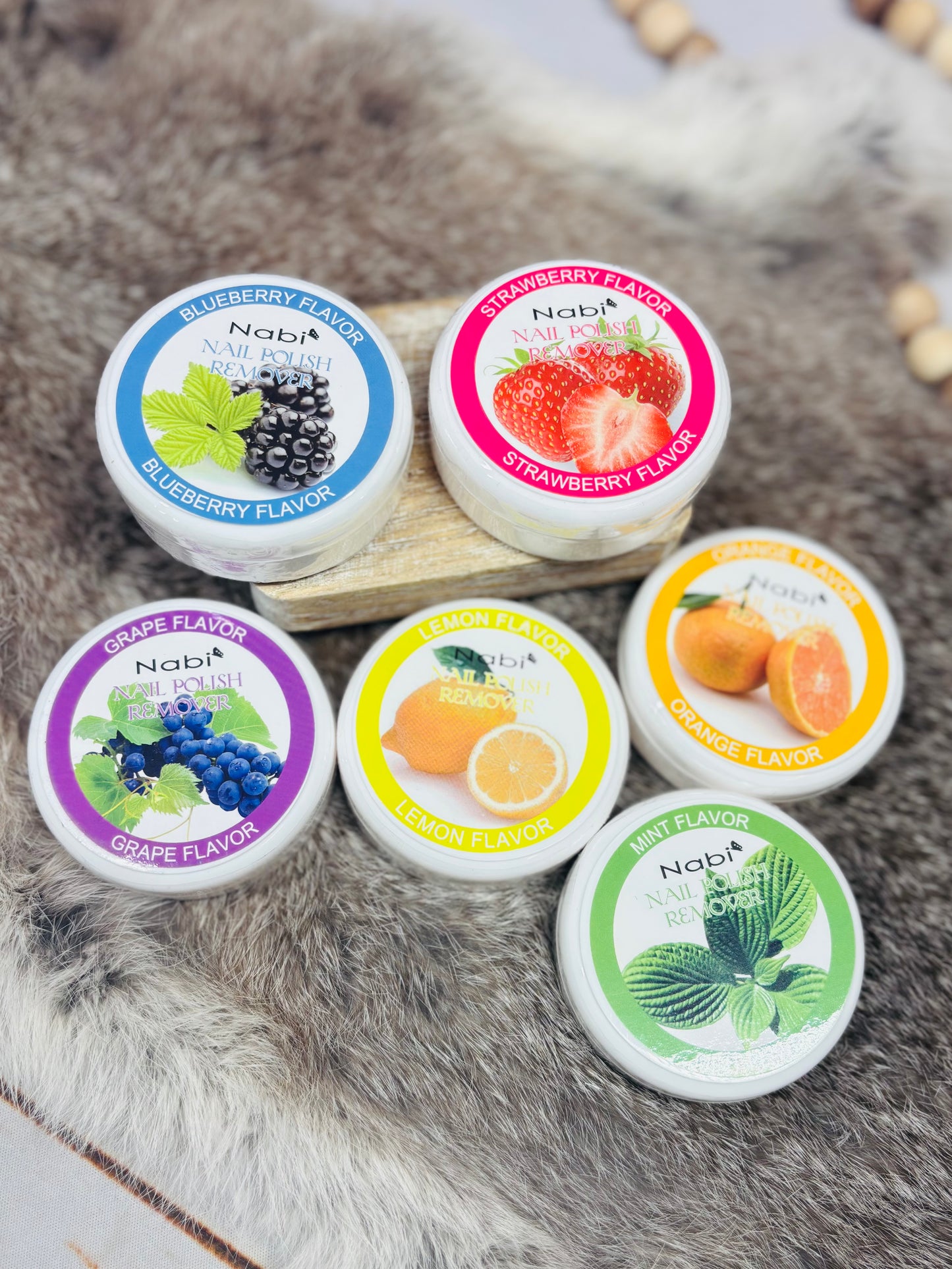 Fruity Nail Polish Remover Pads