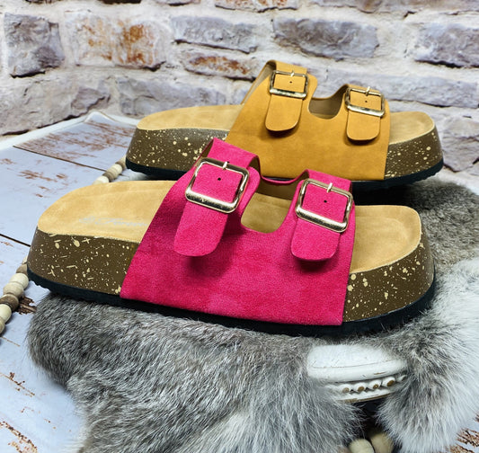 Jade Double Buckle Sandal