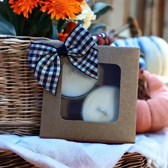 Blush Poodle Fall Tea Light Candle