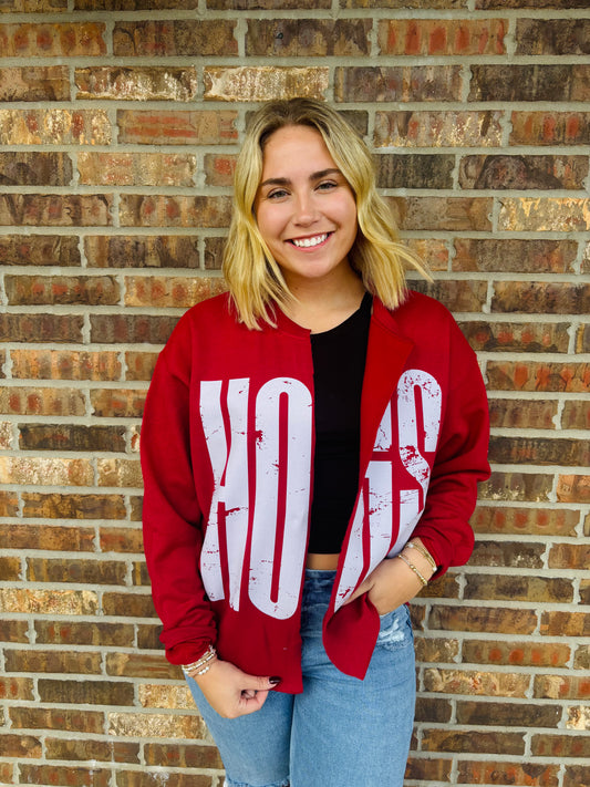 Custom Cut Mascot Sweatshirt