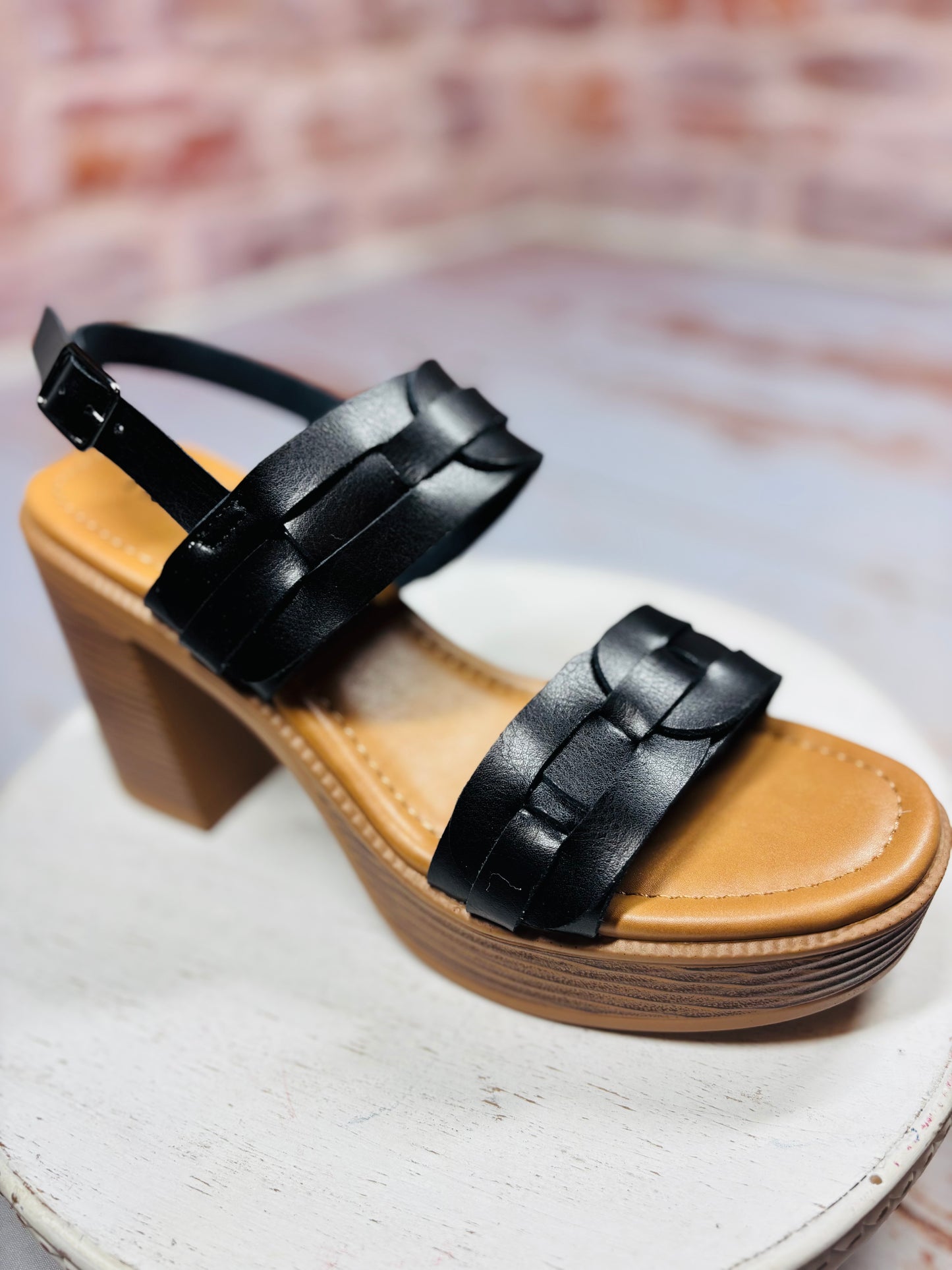 Erin Heel Strap Sandal