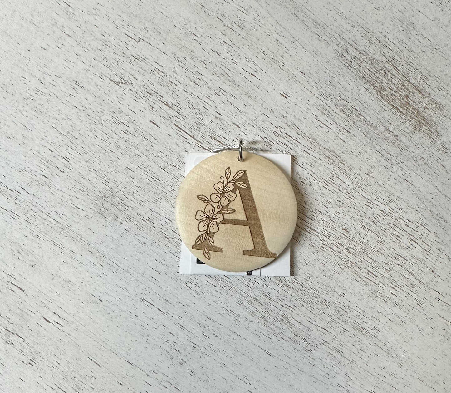 Initial Key Chain Charms