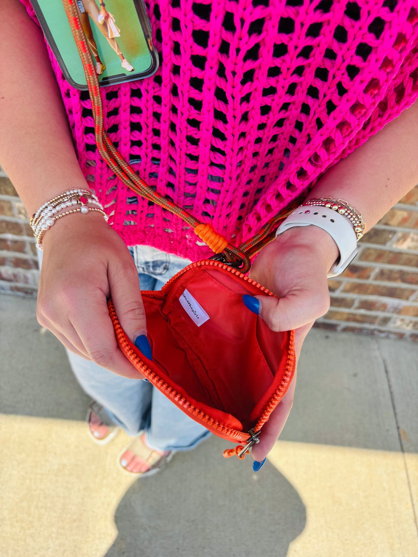 Save The Girls Rope Crossbody