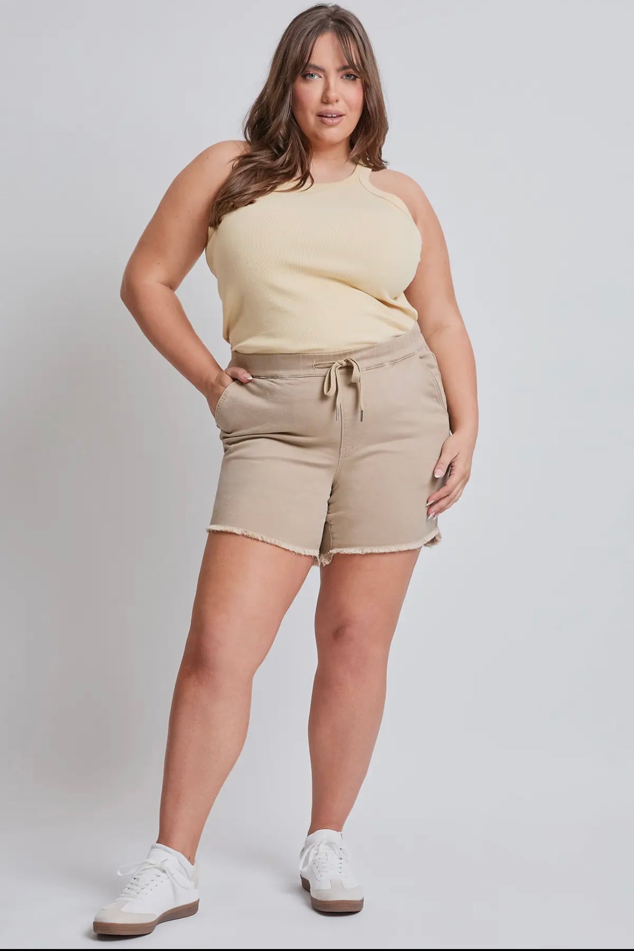 Frances Frayed Hem Shorts
