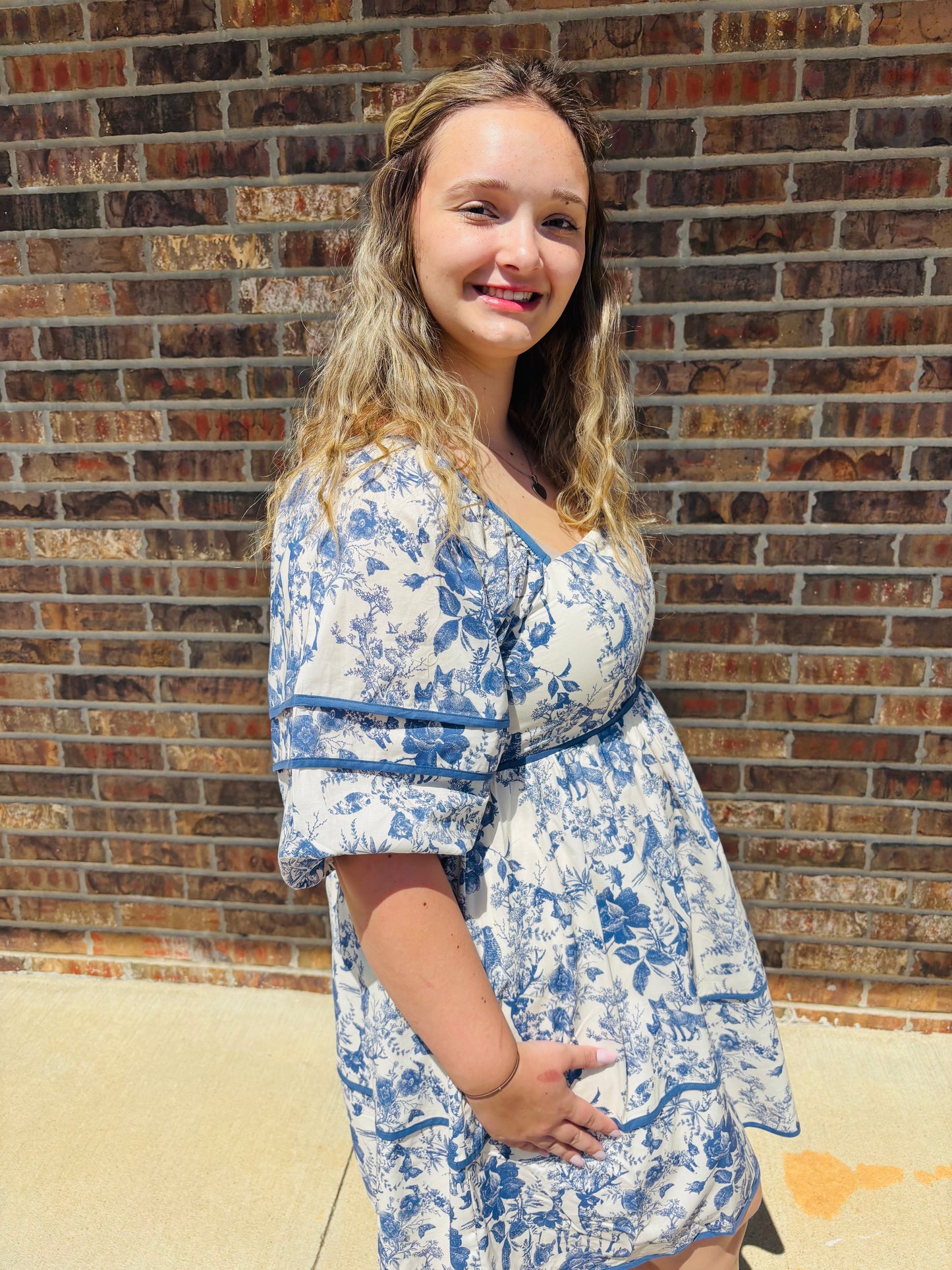 Amelia Floral Mini Dress