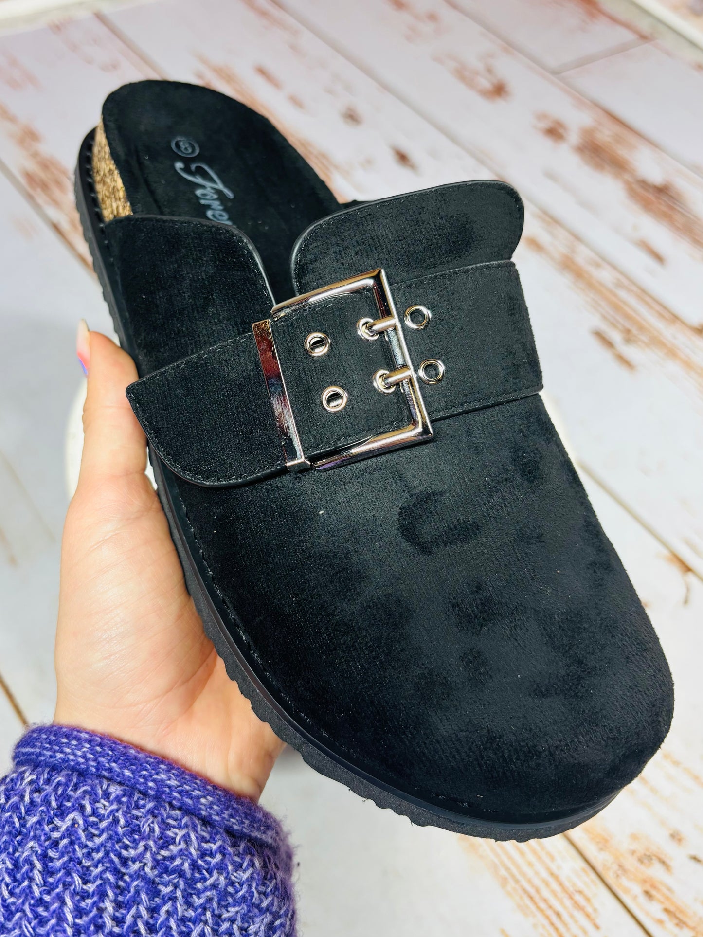 Quinn Buckle Strap Clog