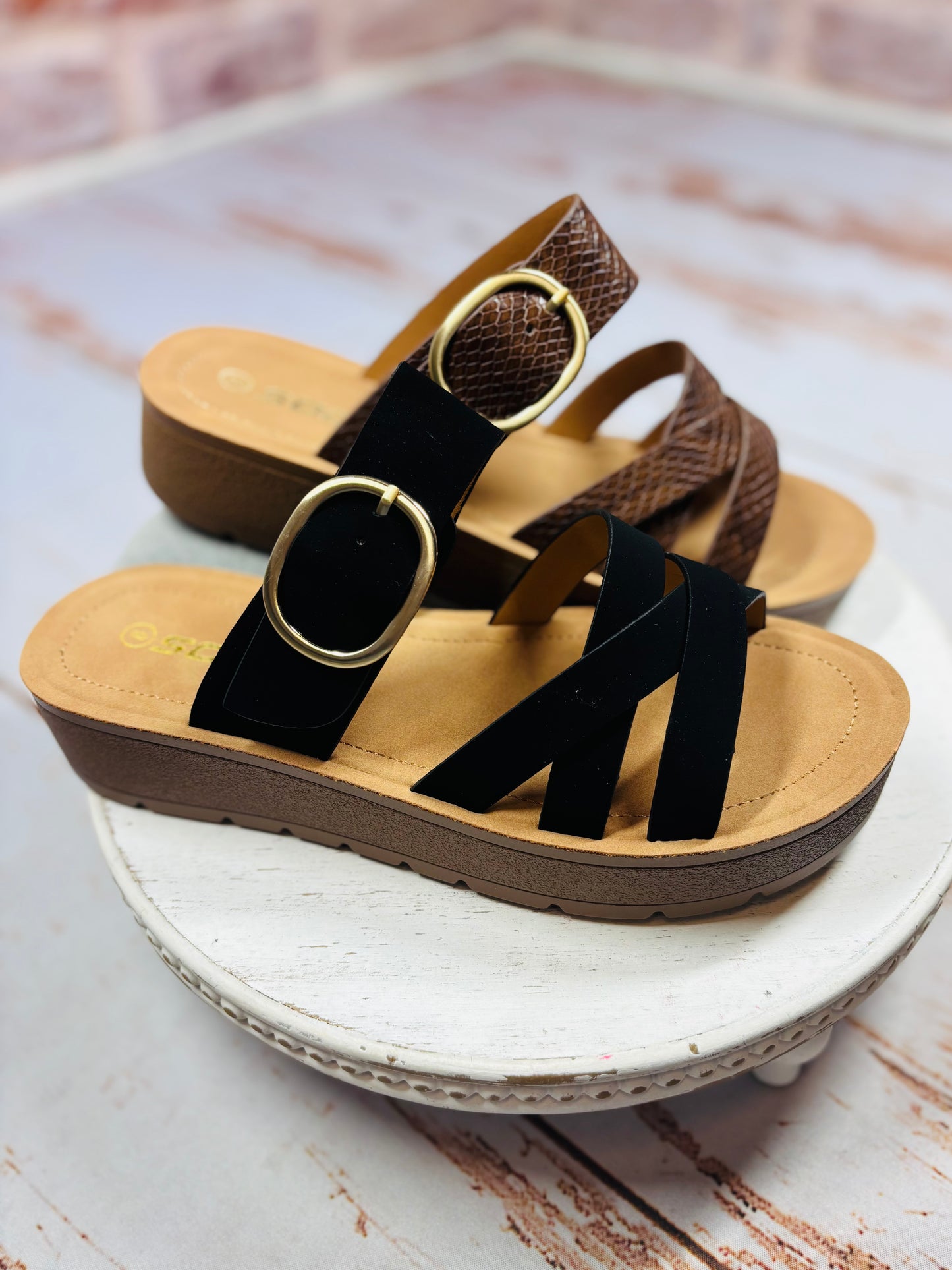 Vera Strap Buckle Sandal
