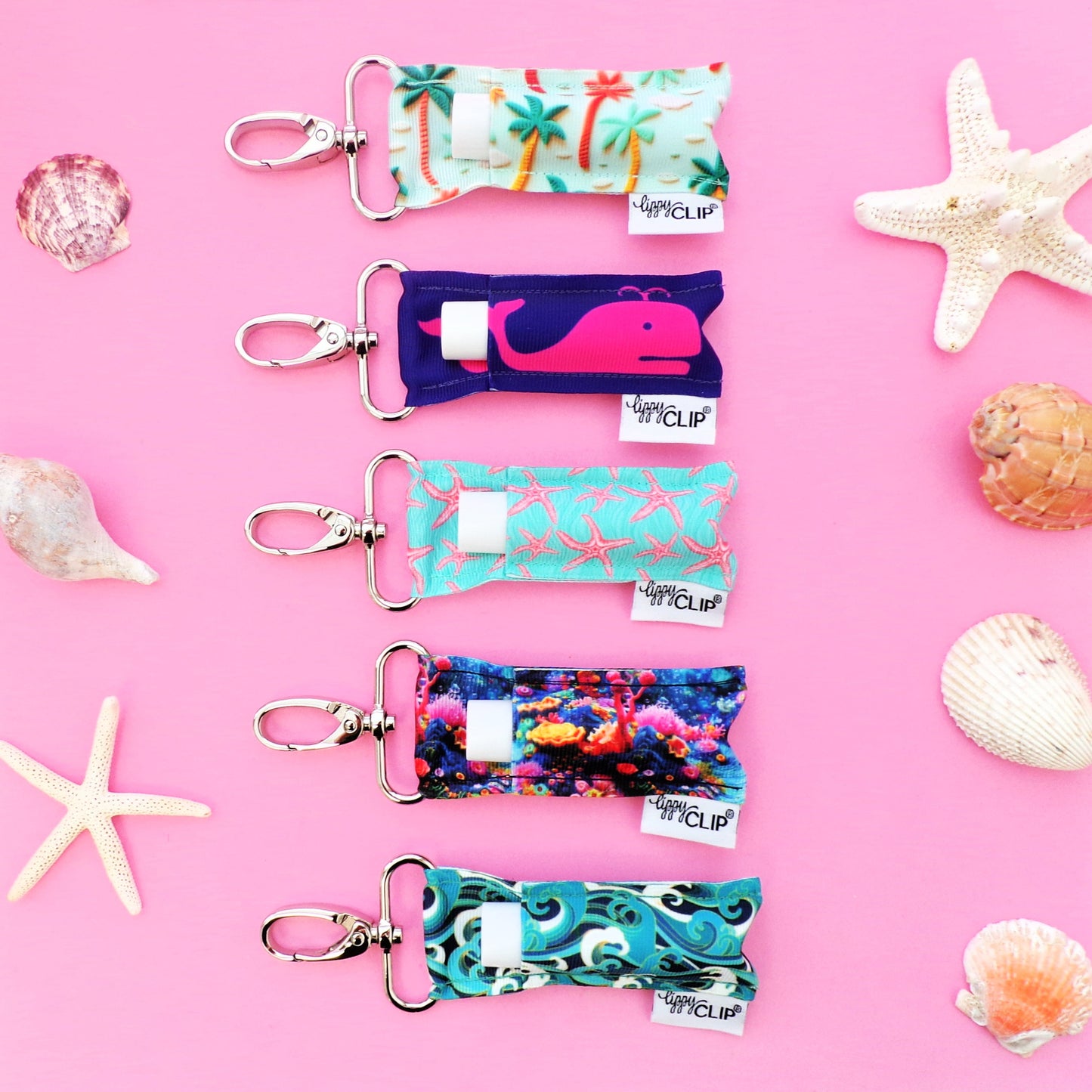 Ocean Waves LippyClip® Lip Balm Holder