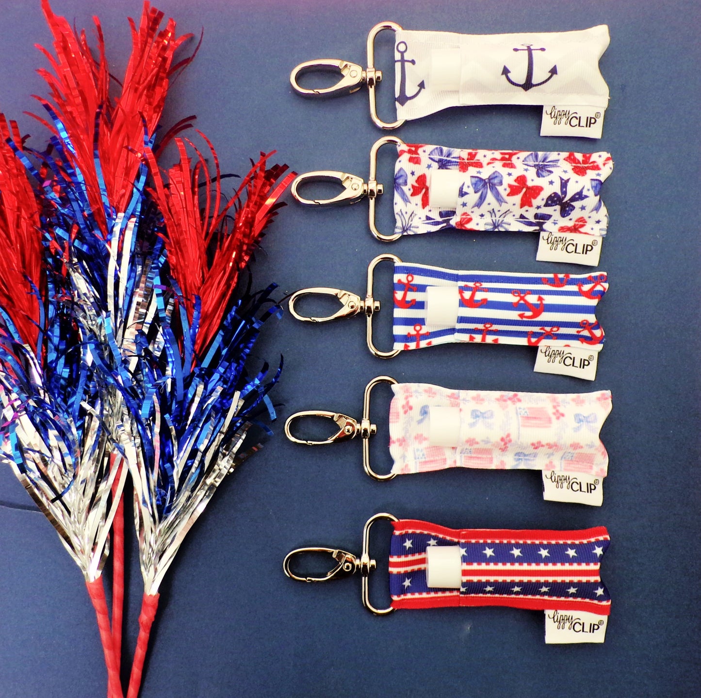 Stars and Stripes LippyClip® Lip Balm Holder