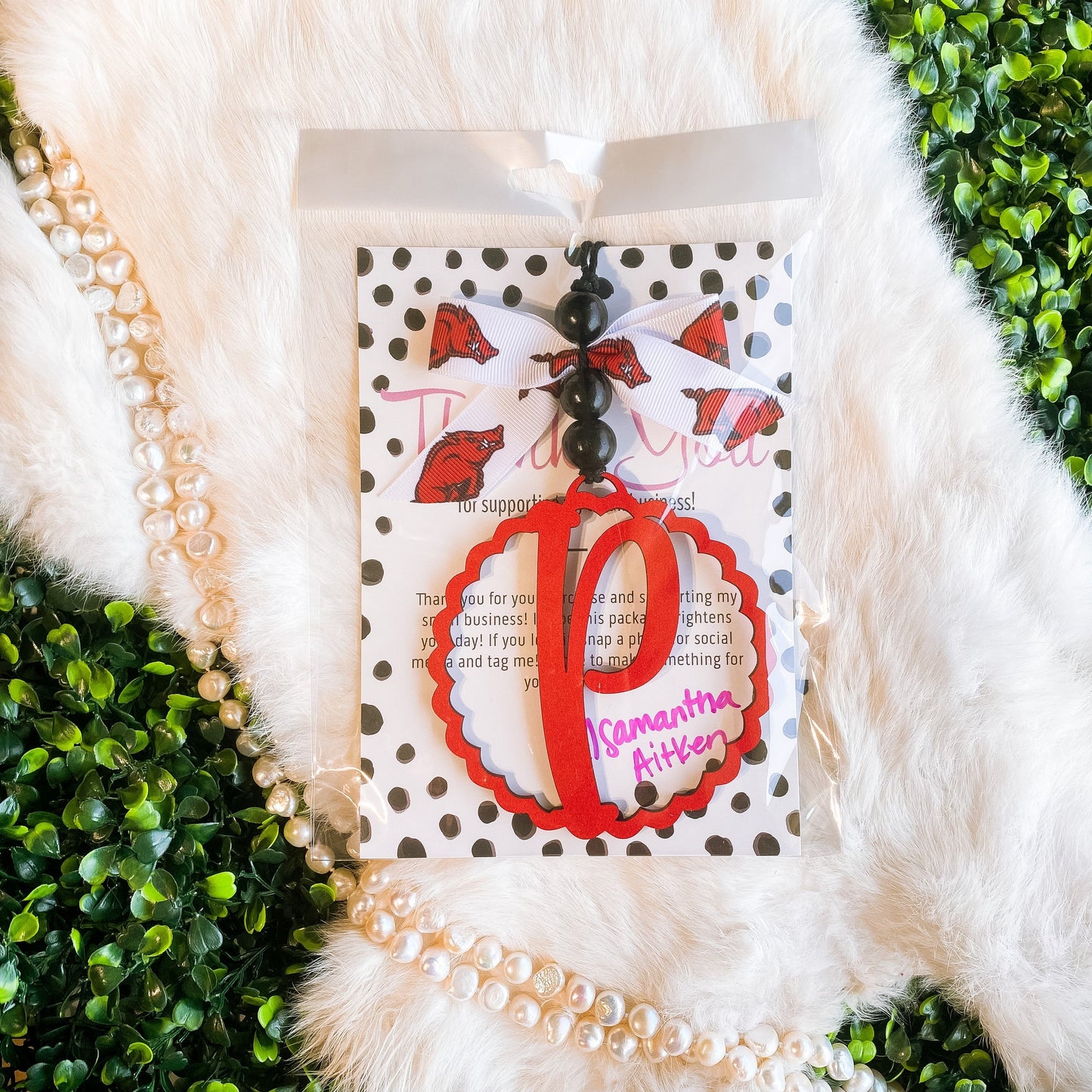 Colored Letter Car Charms