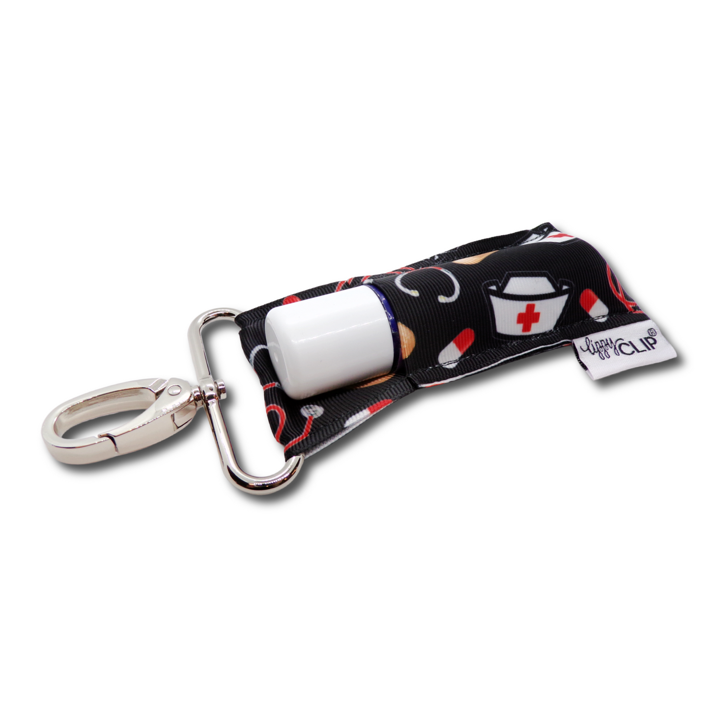 Healthcare Heroes LippyClip KISS for larger lip balms, essential oil rollers, etc.