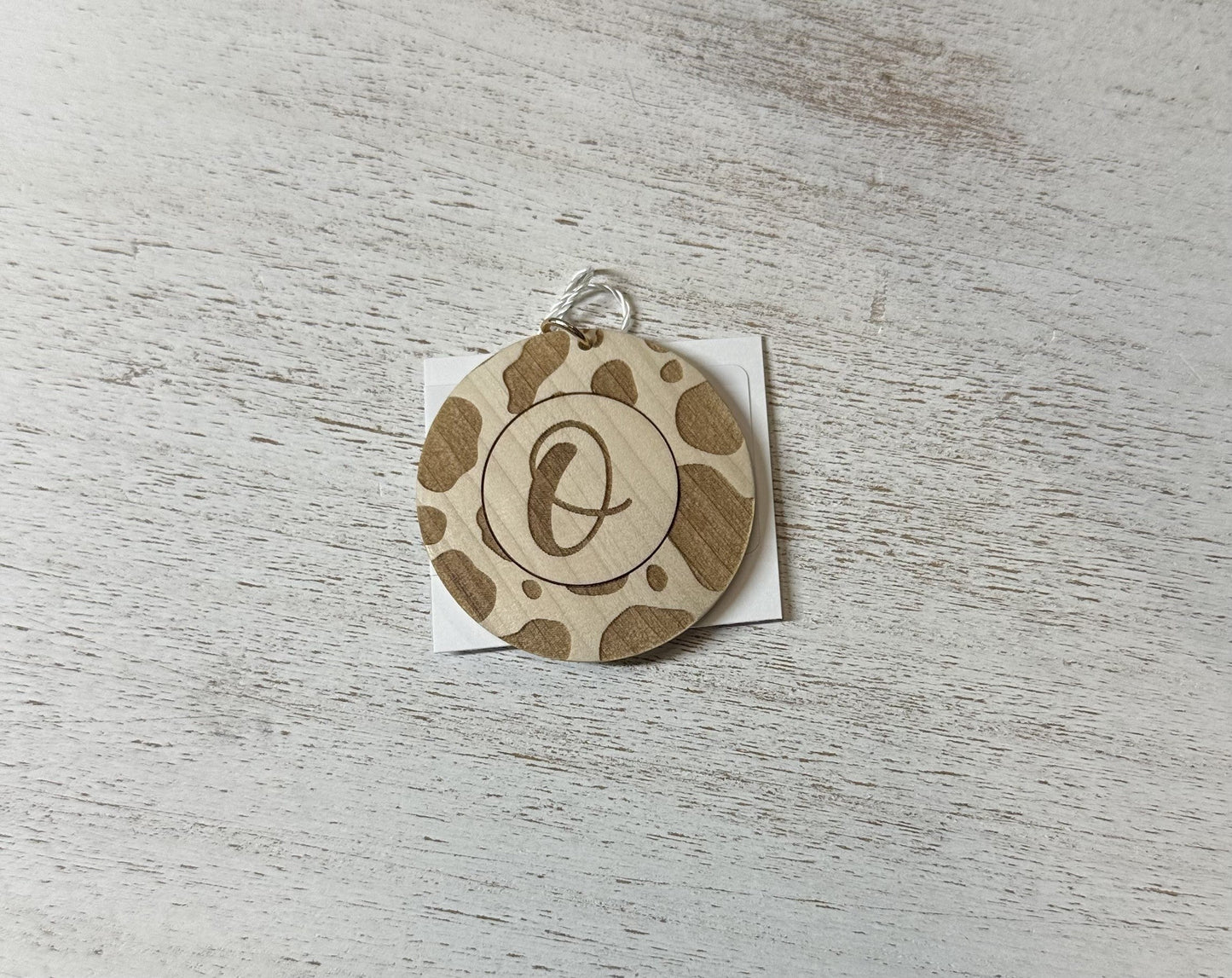 Initial Key Chain Charms