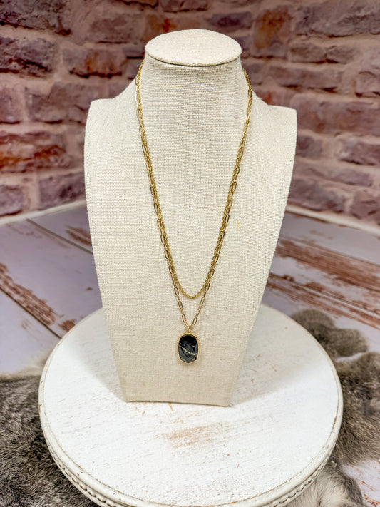 Stone Chain Necklace