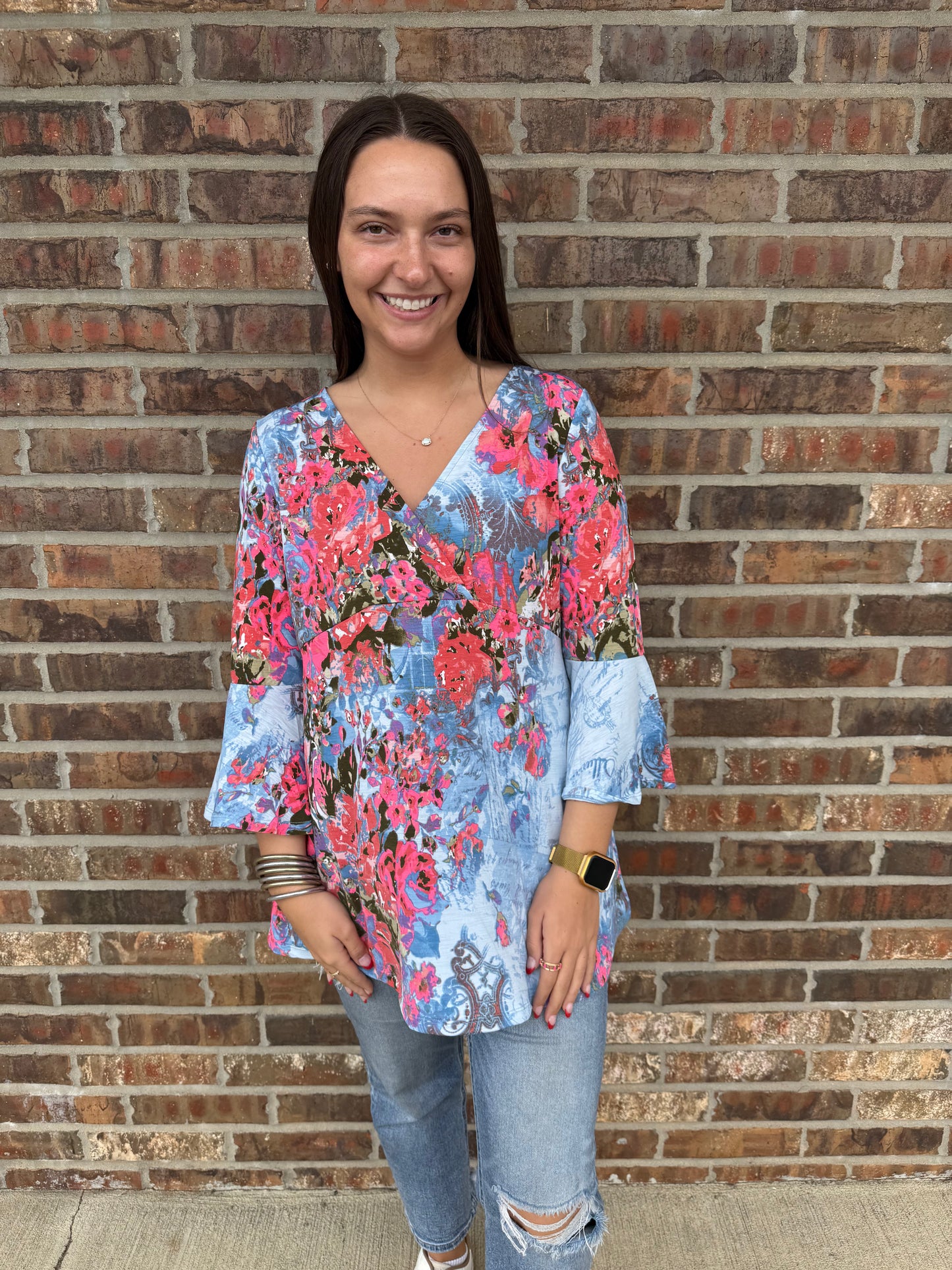 Kate Floral Tunic Top
